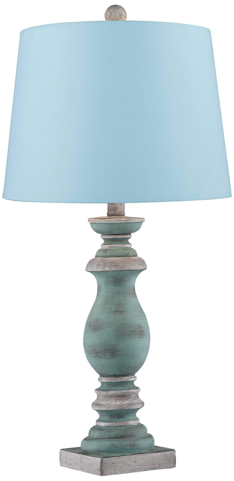 Regency Hill Patsy Rustic Farmhouse Table Lamps Set of 2 - 26.5