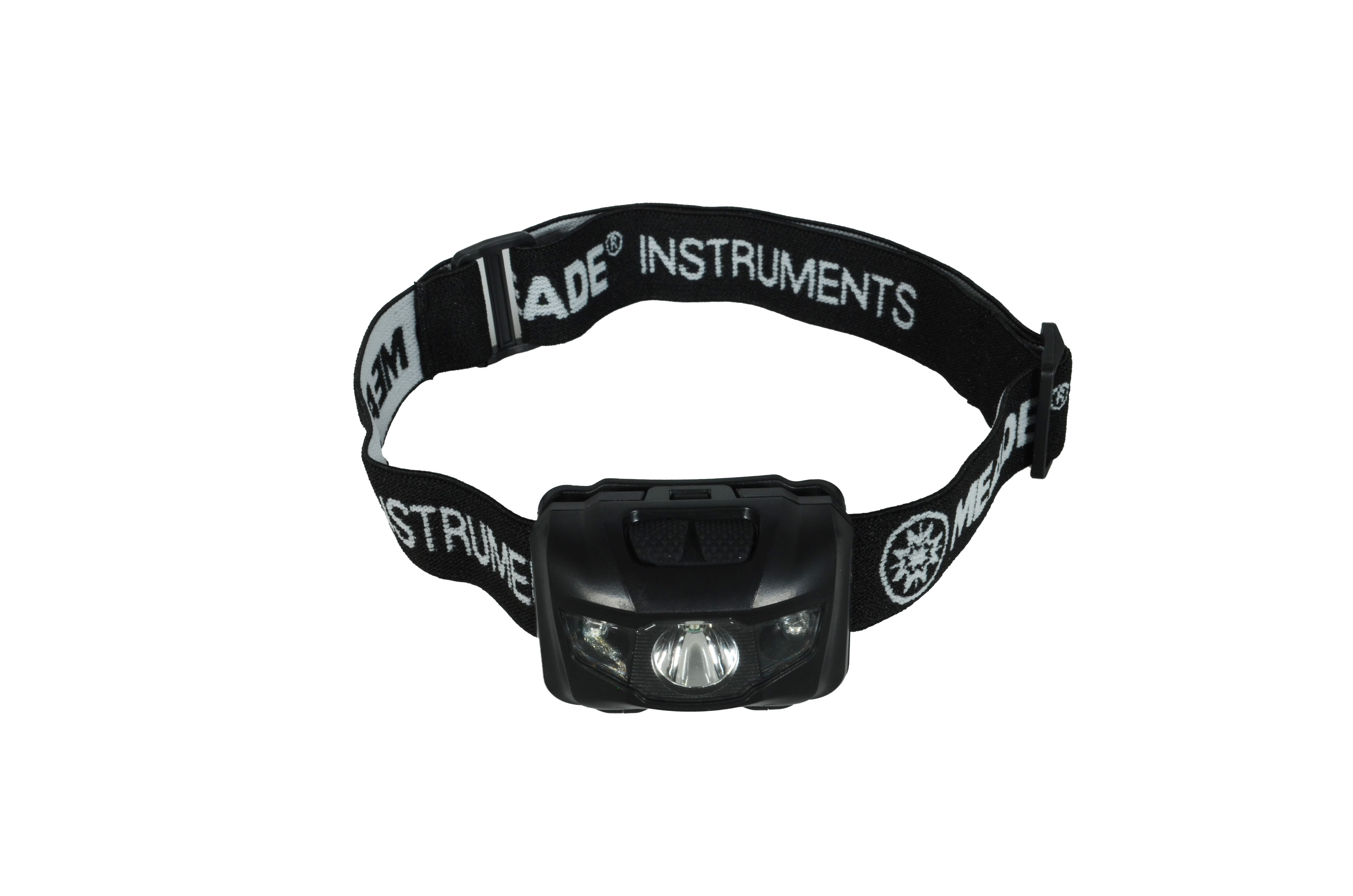Bright Red and White LED Headlamp - Rechargeable, Waterproof, Adjustable Headlight for Camping, Hiking, Running, and Outdoor Adventures