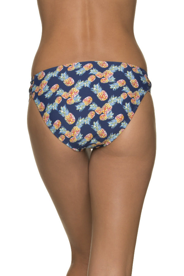 Pineapple Print Tab Side Hipster Panties - Cute & Comfortable Women's Underwear for Everyday Wear & Casual Outfits