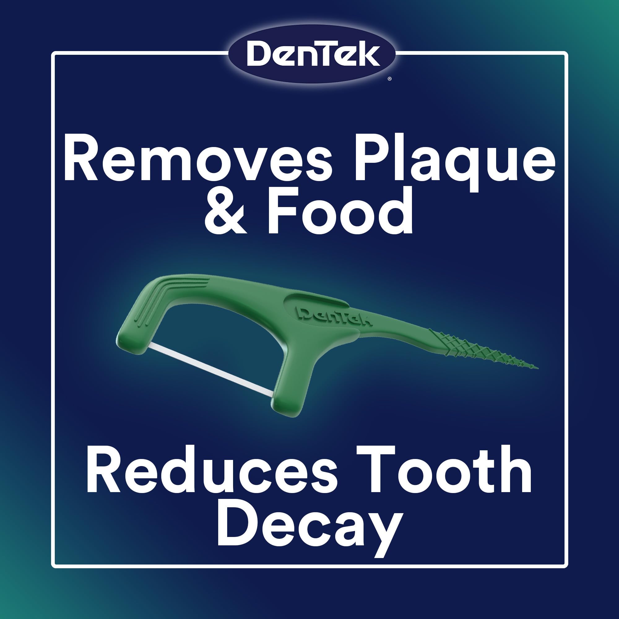 DenTek Fresh Clean Floss Picks for Tight Teeth - 75 Count | Dental Hygiene Essential for Travel, Office & On-the-Go Oral Care
