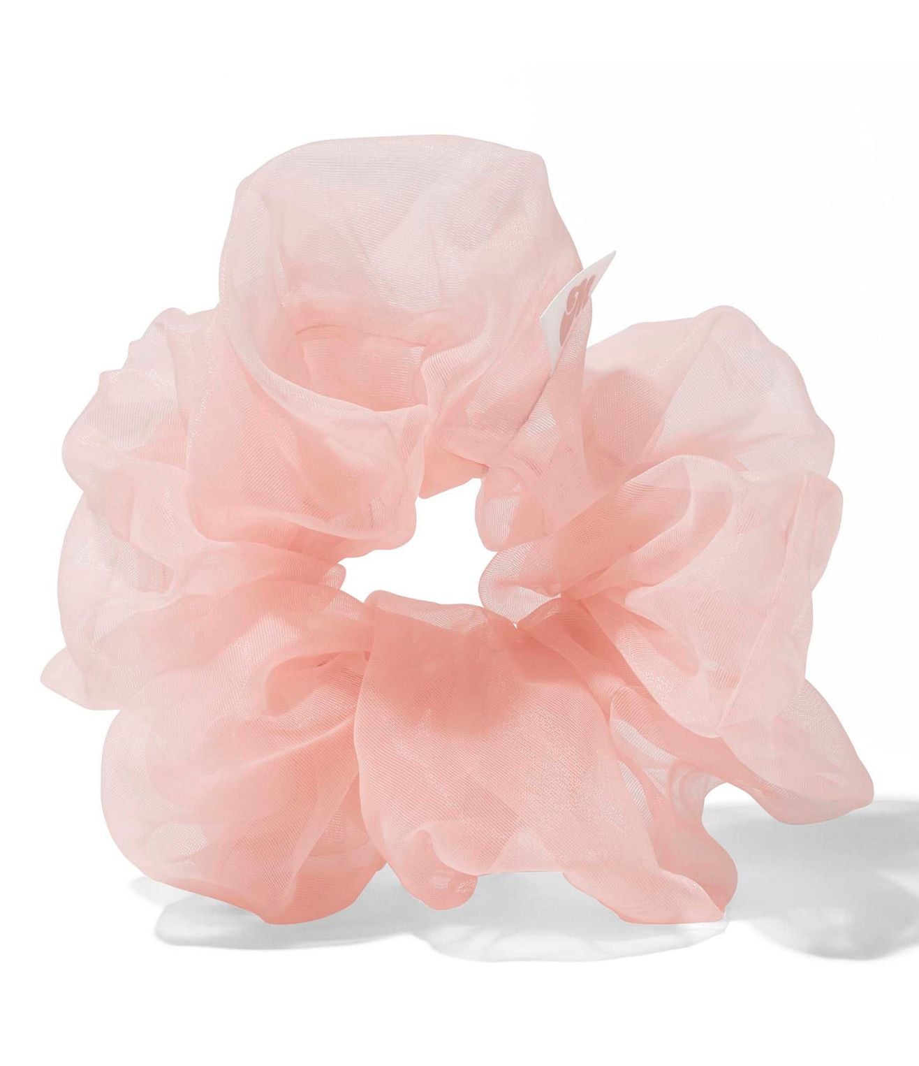 Pink Sugar Cloud Scrunchie - Soft Hair Tie for Women & Girls, Stretchy Fabric Hair Accessories for Ponytails & Buns - Perfect for School, Workout, Yoga & Everyday Use