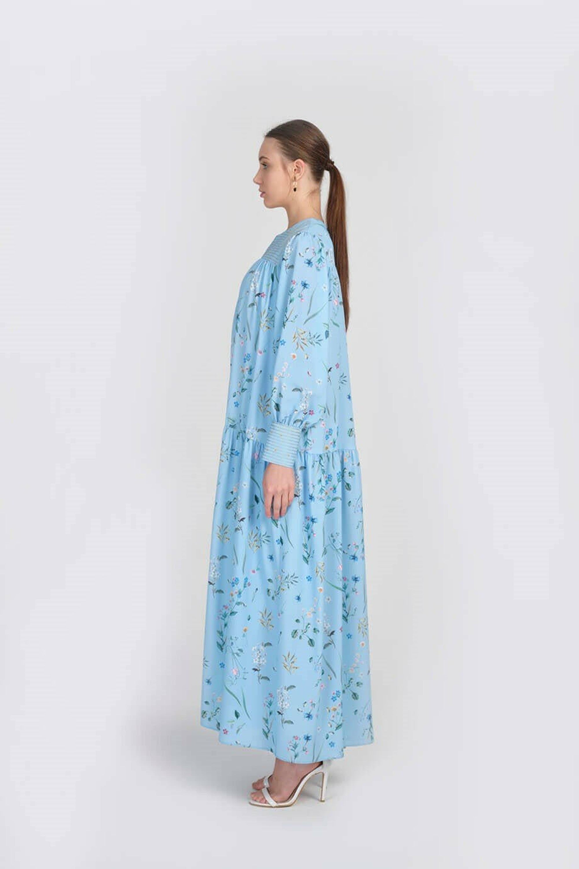 Ophelia Tiered Maxi Dress for Women - Flowy Summer Beach Dress with Pockets | Perfect for Vacations, Weddings & Outdoor Parties