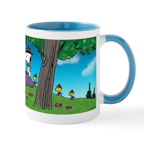 White/Blue Inside - Nature Walk Mug
