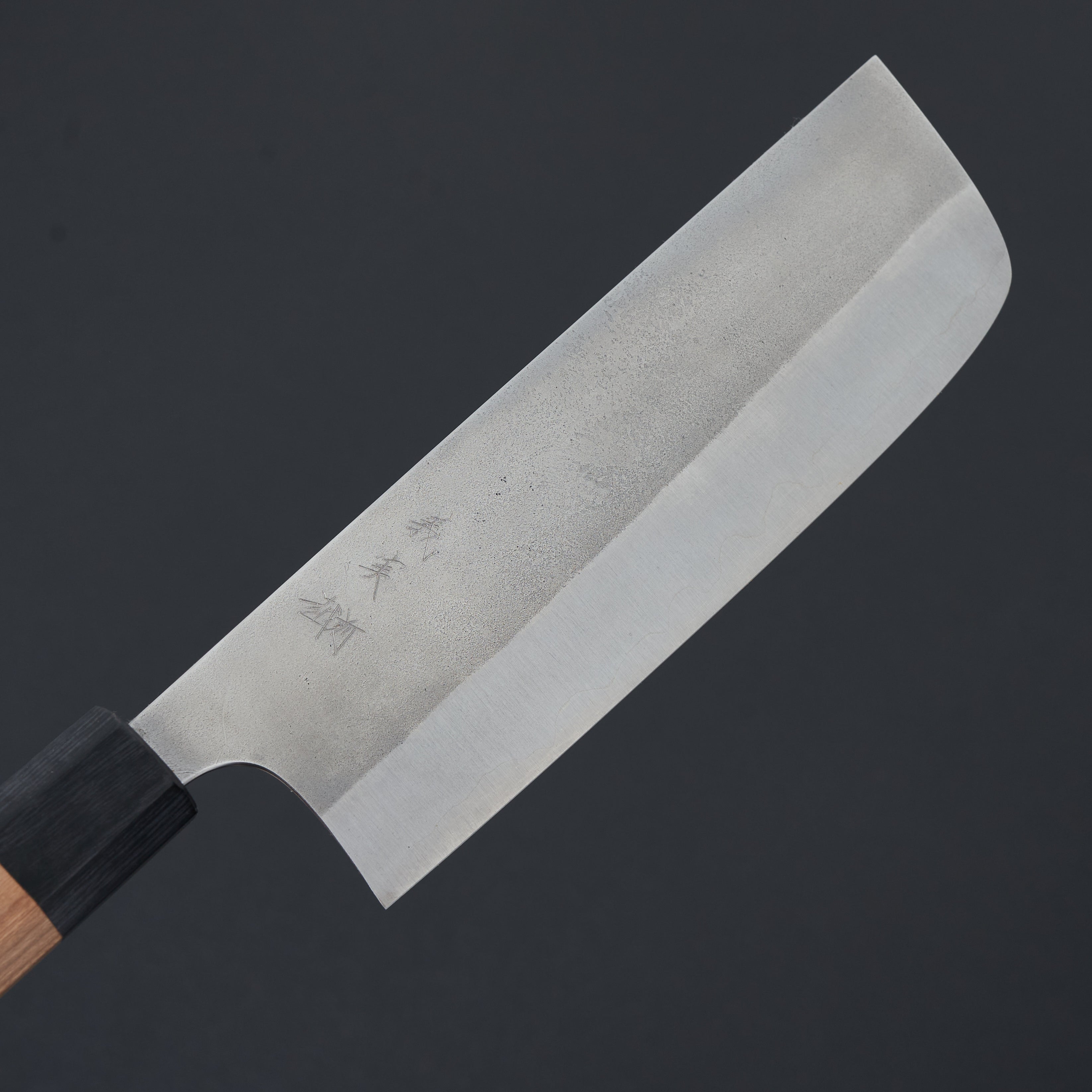 Premium Kato AS Nashiji Nakiri Knife 165mm - Japanese Cherry Wood Handle - Professional Vegetable & Herb Chopping Knife for Home Chefs & Culinary Enthusiasts