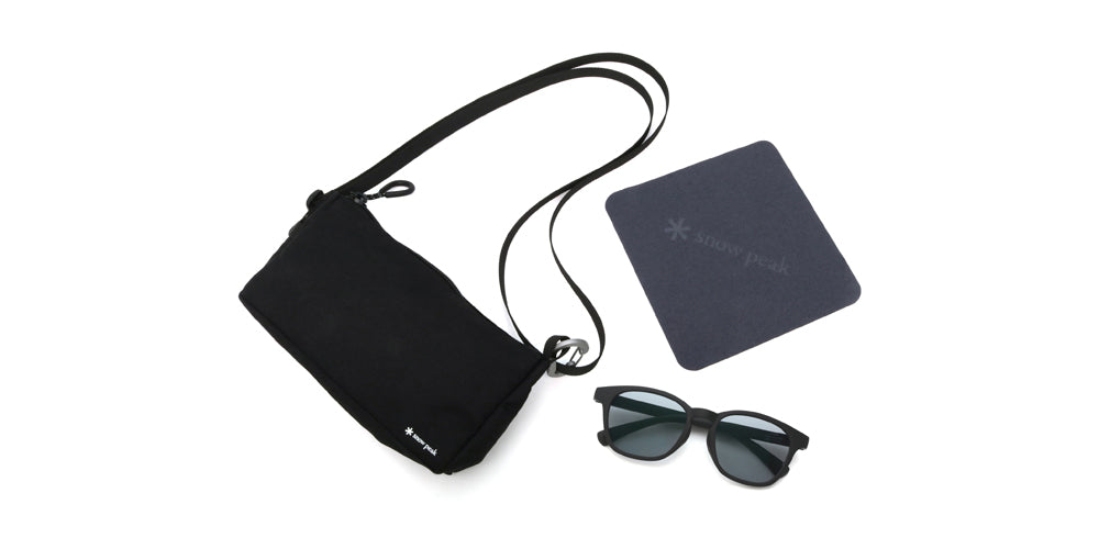JINS x Snow Peak Polarized Sunglasses 234 - UV Protection, Lightweight & Durable for Outdoor Adventures, Hiking, and Beach Activities