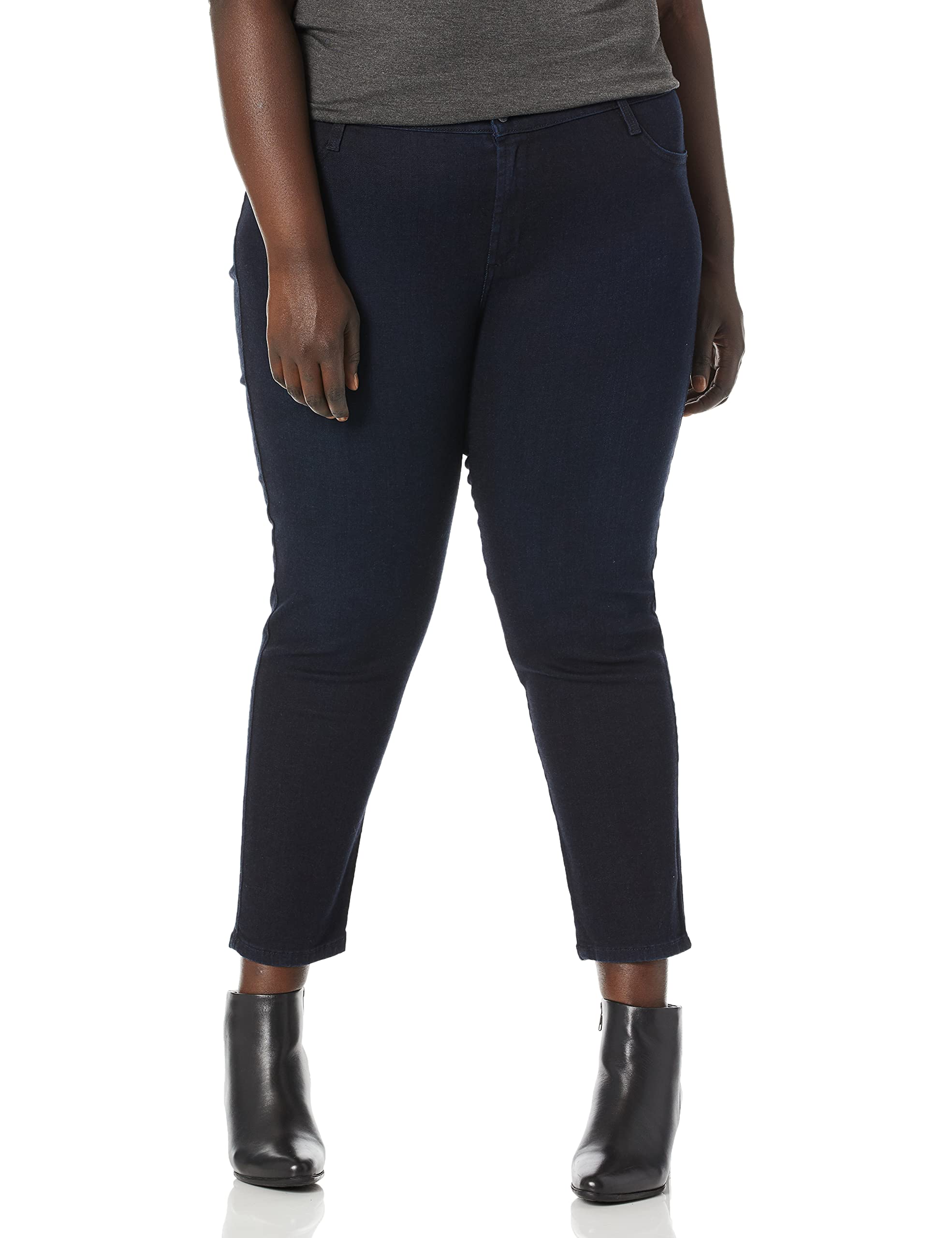 James Jeans Women's Plus-Size High Waisted Stretchy Skinny Ankle Leggings - Comfortable & Flattering for Work, Travel & Casual Wear