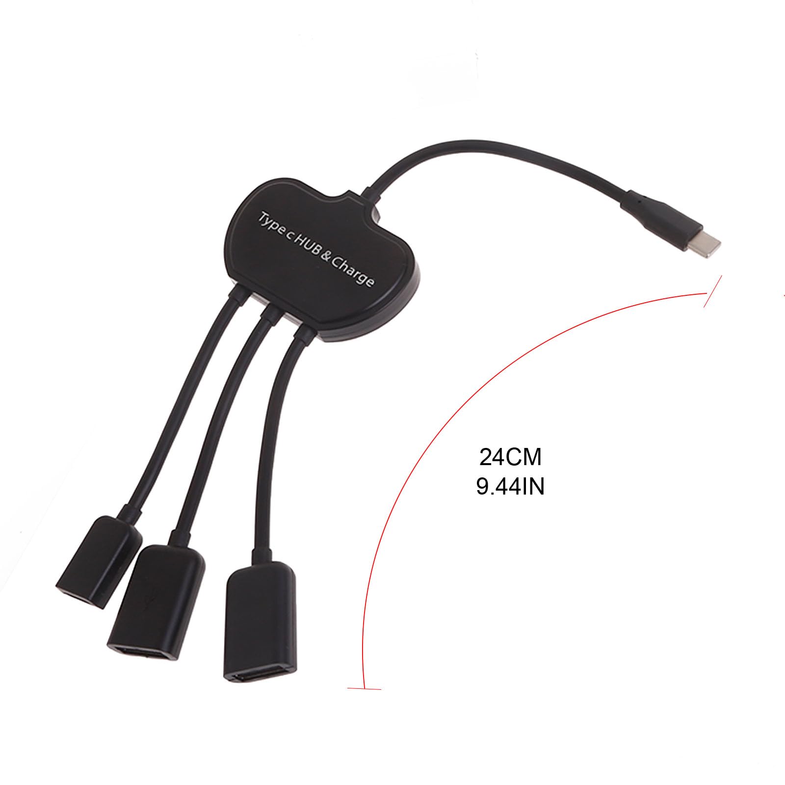 USB C OTG Cable Adapter - Type C to USB 3.0 Converter with PD Fast Charging & Data Transfer for Smartphones, Laptops, Tablets - Perfect for Travel, Office & Home Use