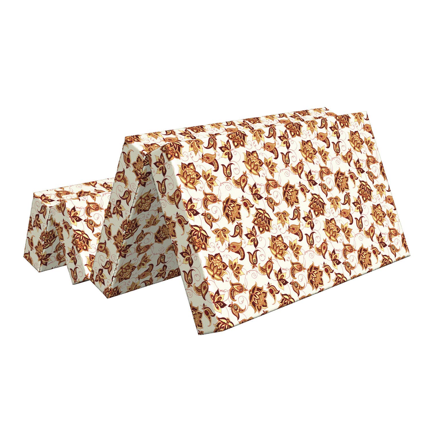 Ambesonne Paisley Foldable Mattress | 78.7