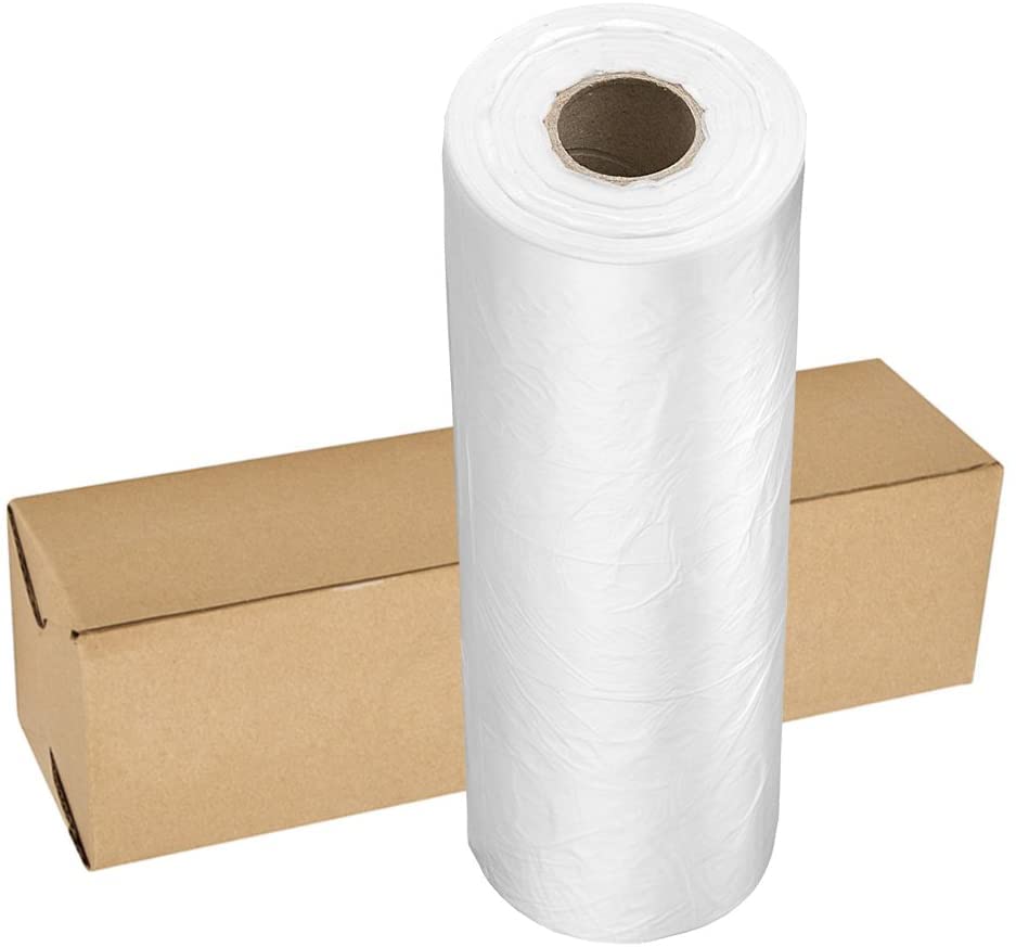 Eco-Friendly Plastic Produce Bags Roll 12x16 Inch - Clear Vegetable, Food, Bread & Grocery Storage Bags, 350 Count/Roll - Perfect for Farmers Markets, Supermarkets & Home Kitchen Organization