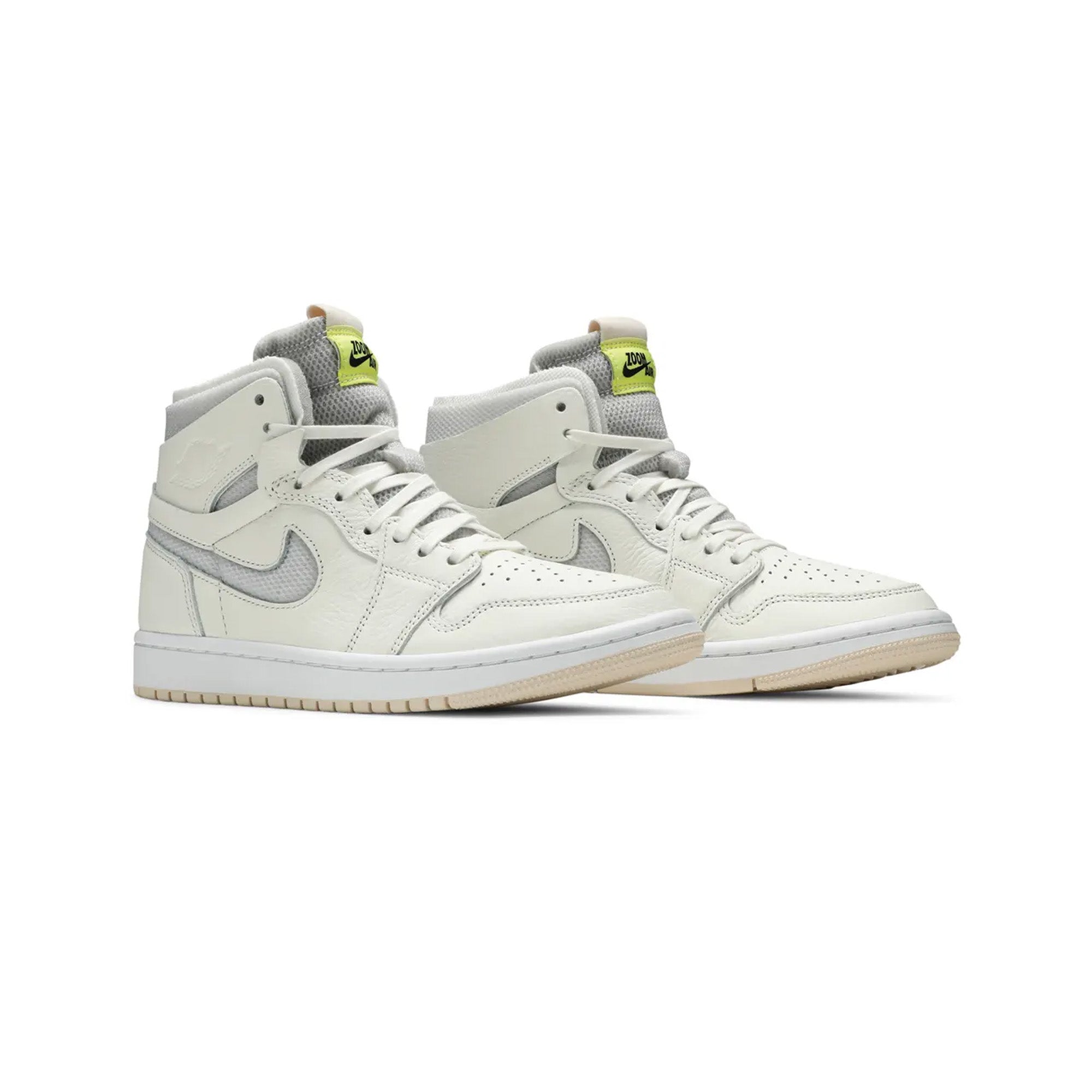 Air Jordan 1 High Zoom CMFT 'Sail' White Women's Basketball Shoes - Comfortable Sneakers for Running, Gym & Streetwear Fashion