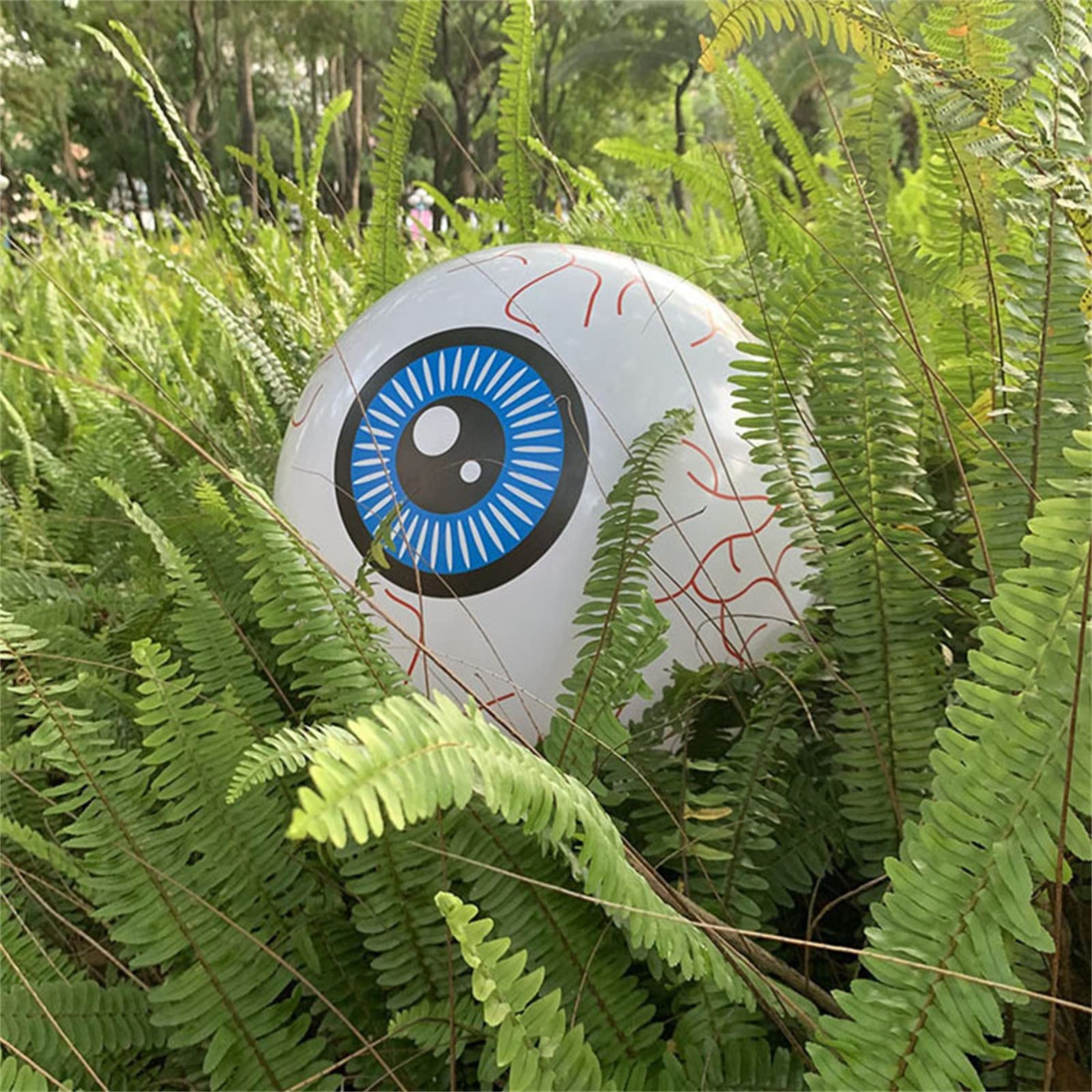 Halloween Eyeball Inflatable Decorations - 16/24 Inch Scary Party Decor for Indoor/Outdoor, Windows, Walls & Wreaths - Spooky Halloween Party Supplies for Home, Yard & Haunted House Decorations