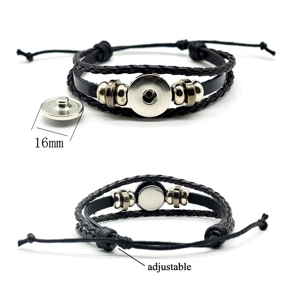 12 Constellation Luminous Punk Bracelets - Zodiac Rope Bracelet with Leather Charm for Men & Women | Stylish Bangle Jewelry Gift for Birthday, Party & Festival Accessories