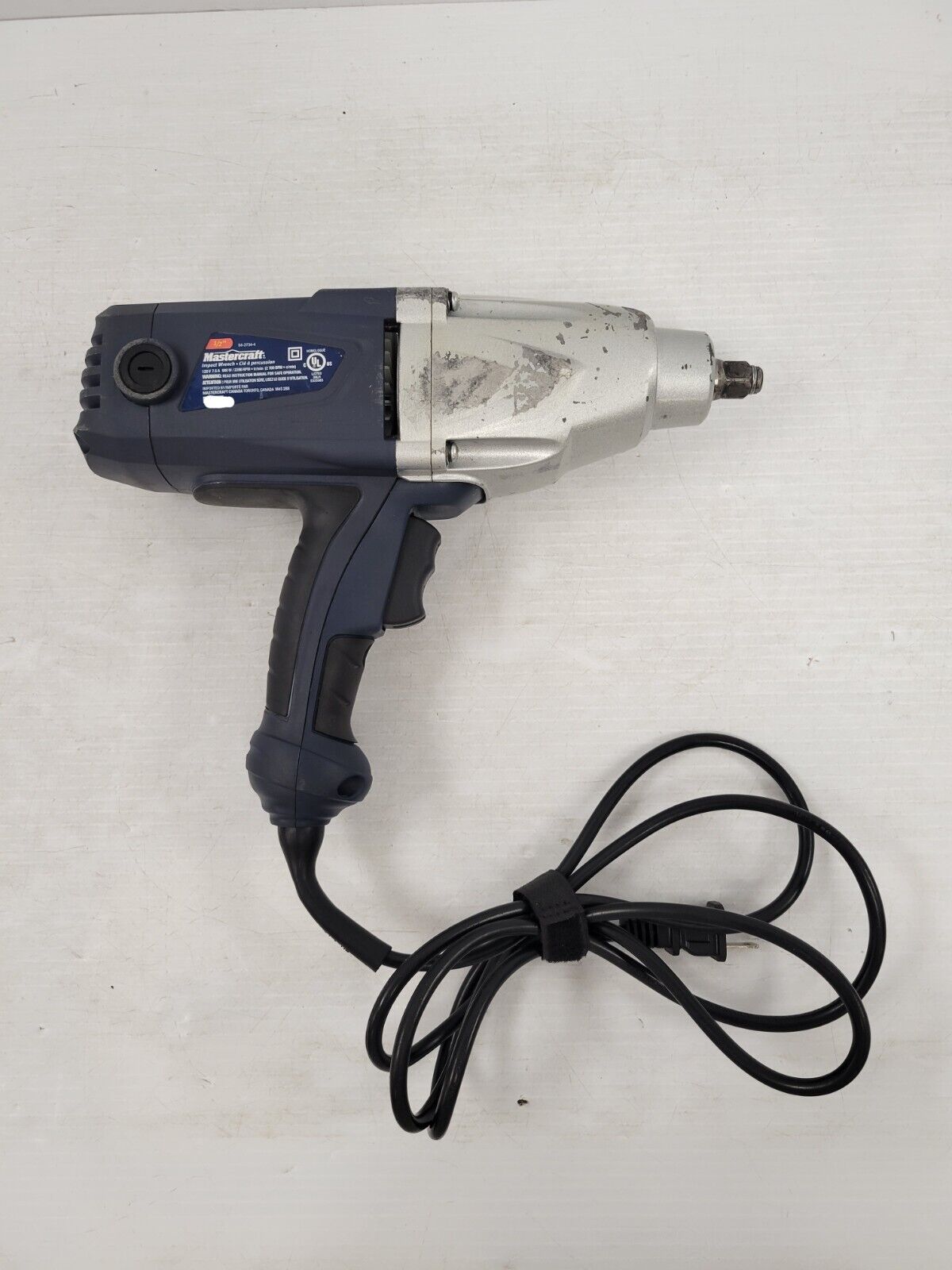 Mastercraft 54 2734 4 Impact Wrench - Heavy Duty Power Tool for Automotive Repair & Construction Projects