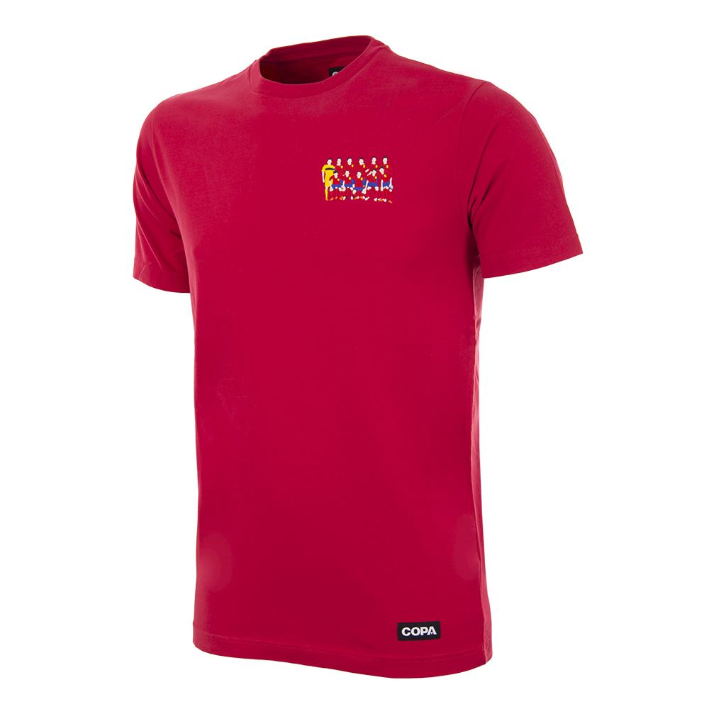 Spain 2012 European Champions Football Jersey - COPA Embroidery T-Shirt for Soccer Fans | Match Day & Casual Wear