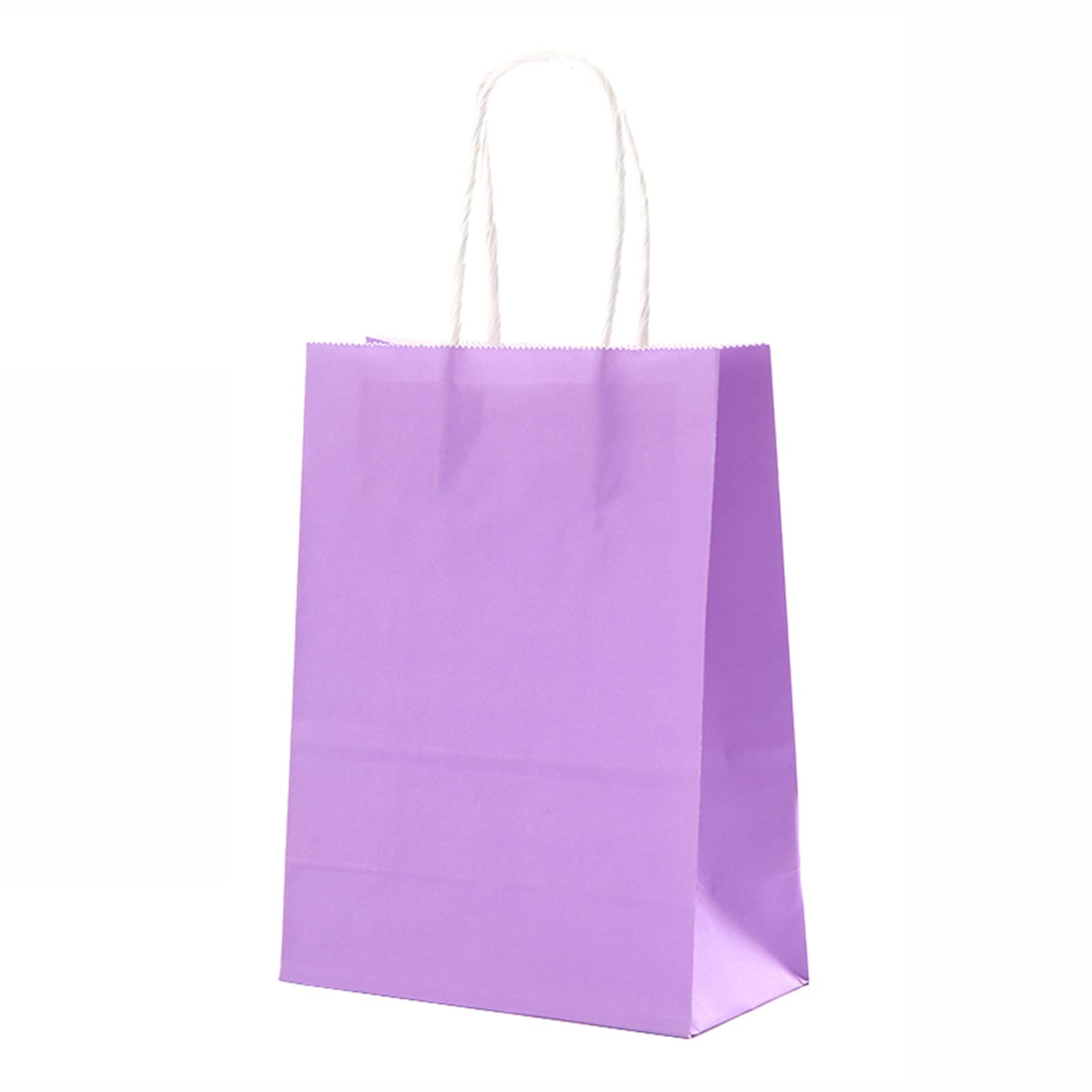 100 Pcs Kraft Paper Bags with Handles - 10x5x13in Eco-Friendly Shopping Bags for Retail Stores, Restaurants, Takeout, Grocery, Bakery, DIY Crafts & Gift Wrapping - Perfect for Parties, Weddings & Farmers Markets