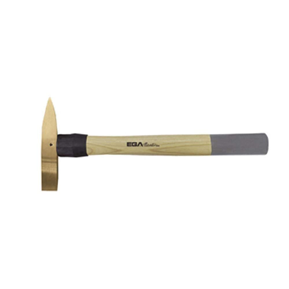 Non-Sparking Al-Bron Chipping Hammer with 900g Hickory Handle - Ideal for Metalworking, Demolition & Hazardous Environments
