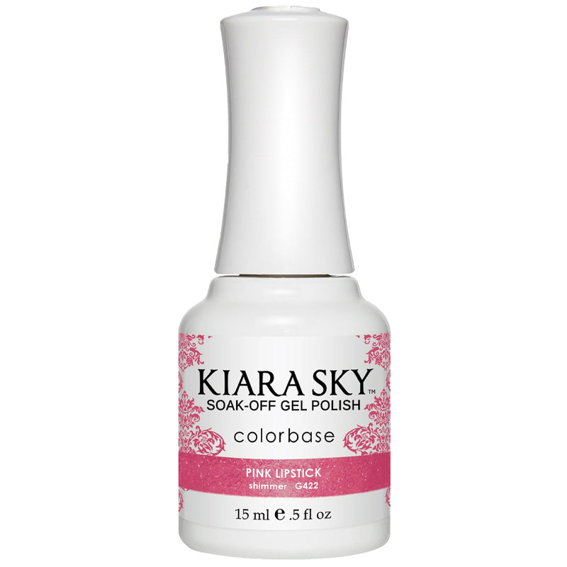 G422 Pink Lipstick Gel Nail Polish - Long Lasting & High Gloss Manicure for Salon & Home Use