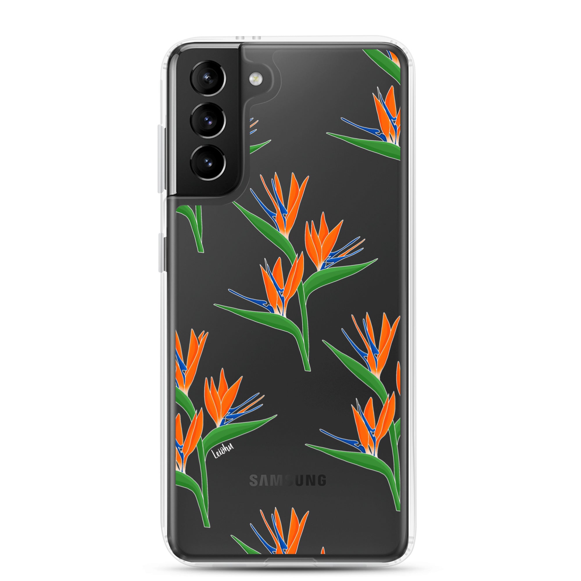 Bird of Paradise Clear Phone Case for Samsung Galaxy - Slim Protective Cover for Everyday Use & Travel