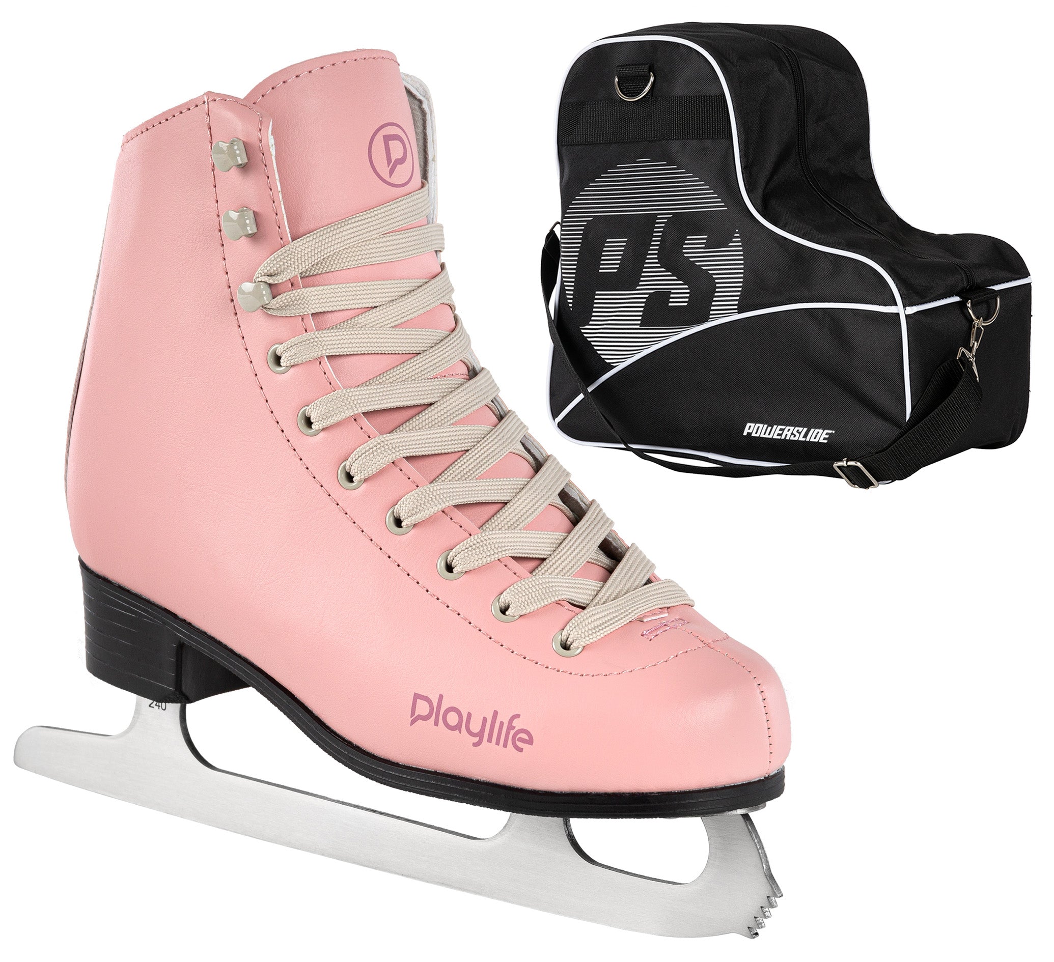 Charming Rose & Ice Skate Bag Bundle - Elegant Gift Set for Skaters, Perfect for Ice Skating, Travel & Gym Storage | PL Classic Collection