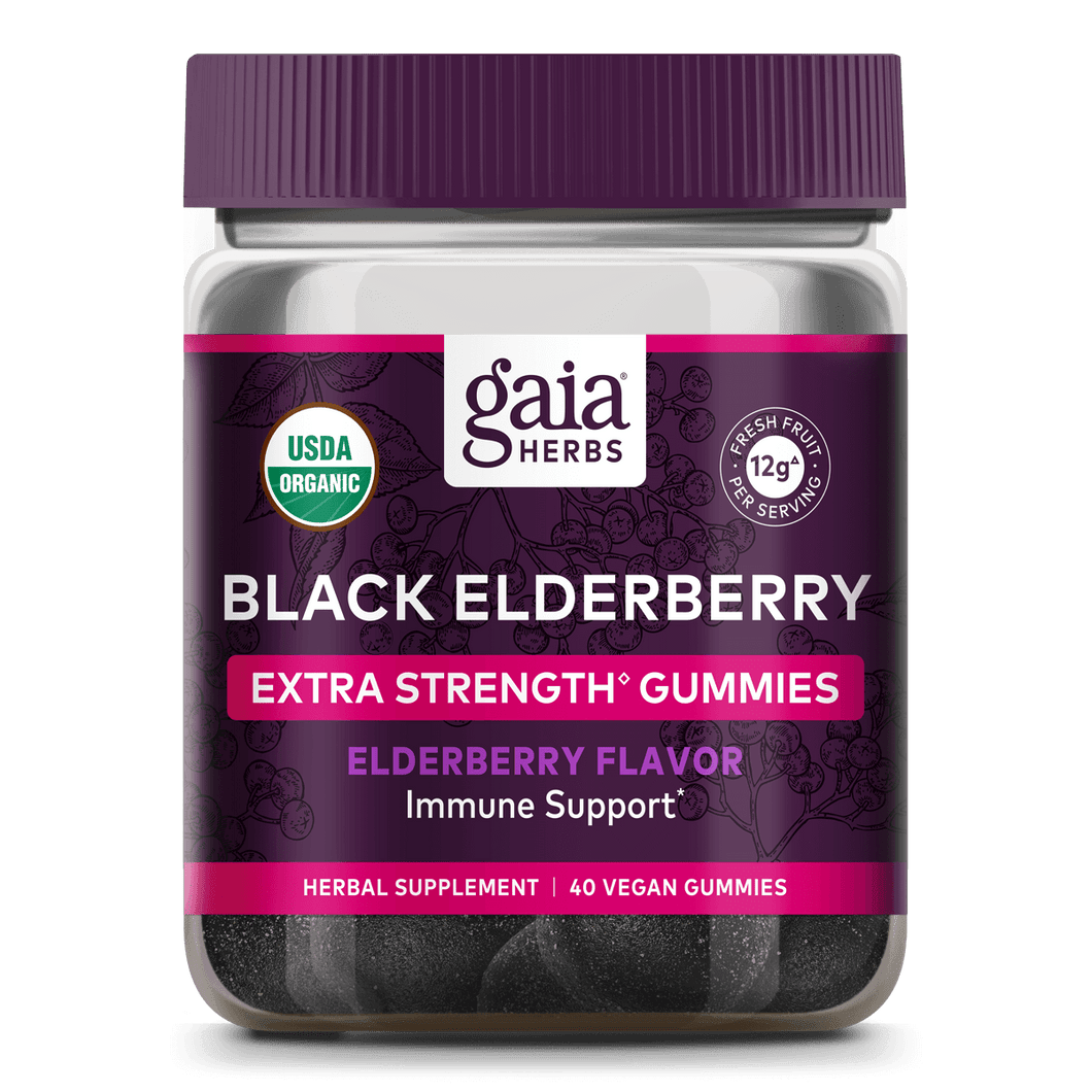 Extra Strength Black Elderberry Gummies for Immune Support - Delicious Immune Boosting Supplement for Adults & Kids - Perfect for Cold Season & Daily Wellness