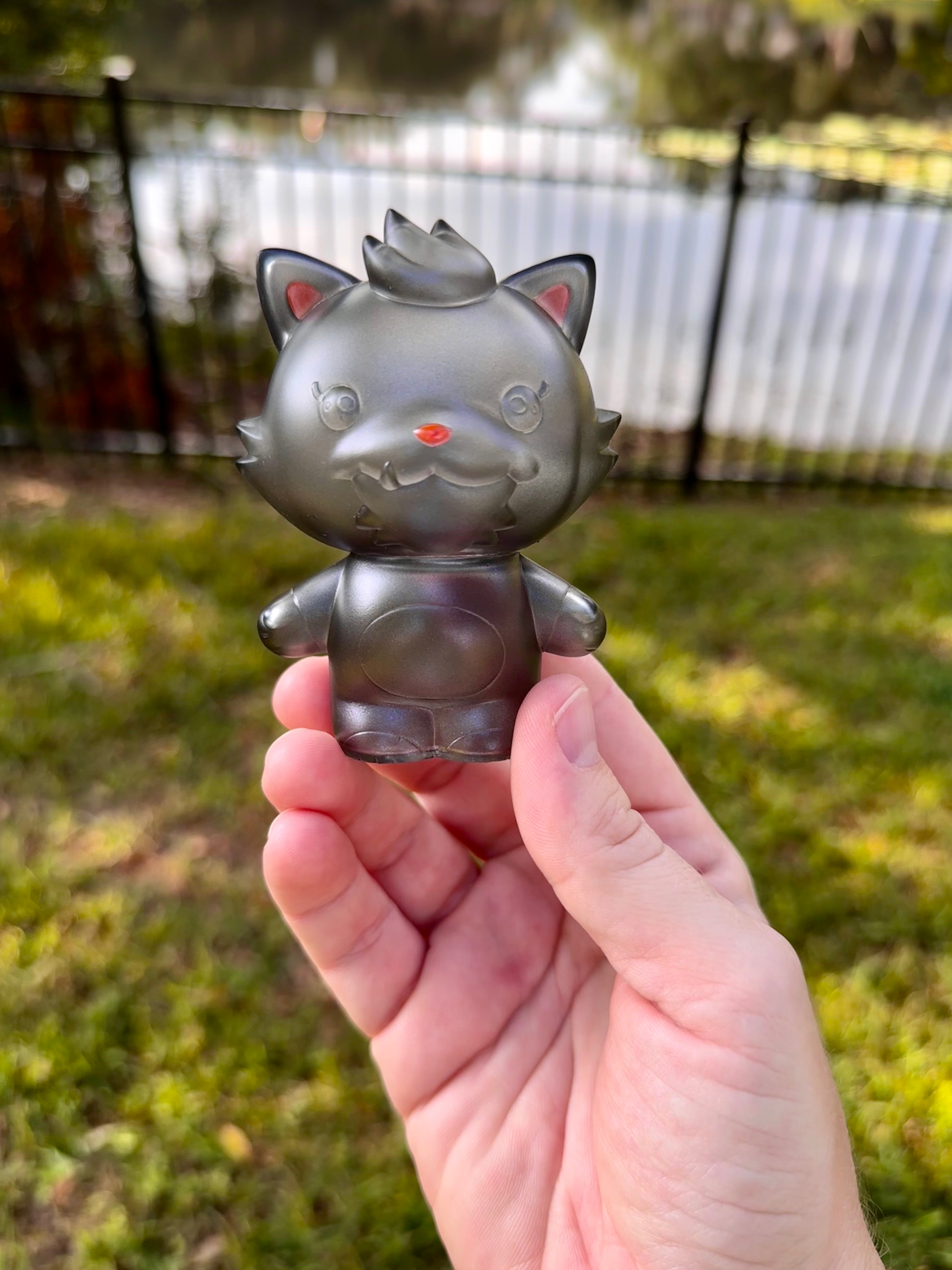 Ghost of Grandpa Sofubi Vinyl Figure - Japanese Anime Collectible Toy for Horror Fans & Home Decor