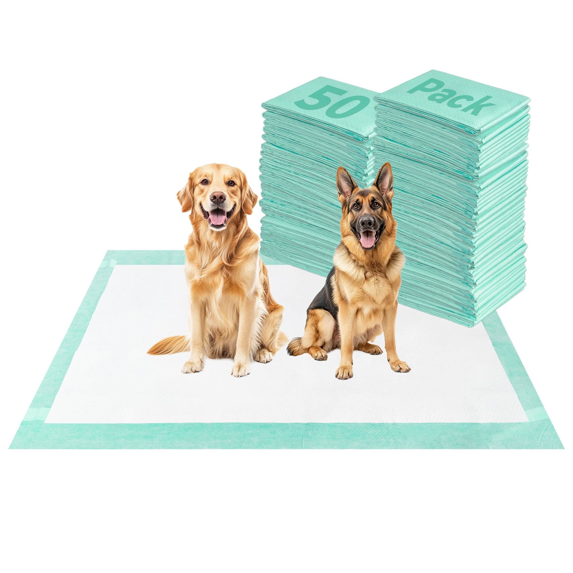Extra Large Disposable Puppy Pads for Potty Training, Whelping & Housebreaking - Super Absorbent Dog Pee Pads for Puppies, Senior Dogs & Indoor Use (Perfect for Crate Training, Kennels & Pet Carriers)