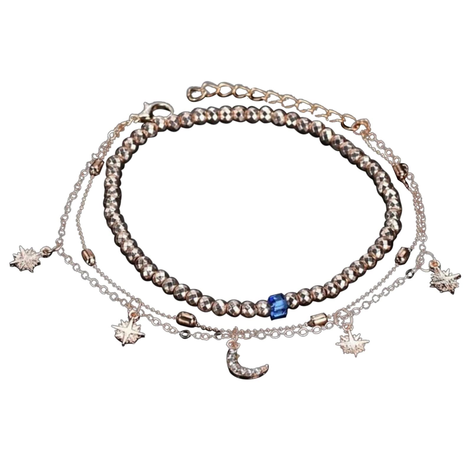 Stylish Women's Beach Ankle Chain Bracelet - Adjustable Boho Anklet for Summer Vacations, Resorts & Pool Parties (Multicolor, One Size Fits All) - Perfect for Seaside Getaways, Music Festivals & Tropical Holidays