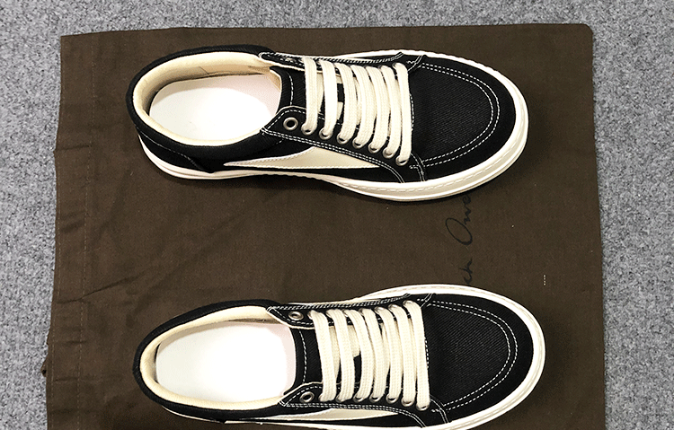 Rick Owens RO 22SS Correct Edition Dark Suede Leather Low Top Sneakers - Men's Luxury Streetwear Shoes for Casual Wear & Fashion Outfits