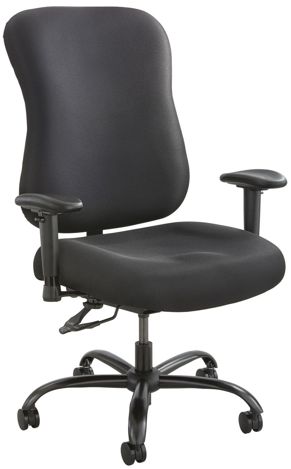 Safco Optimus 400 lb Capacity Big and Tall Office Chair [3590BL] - Heavy Duty Ergonomic Desk Chair for Large Professionals & Home Office Use