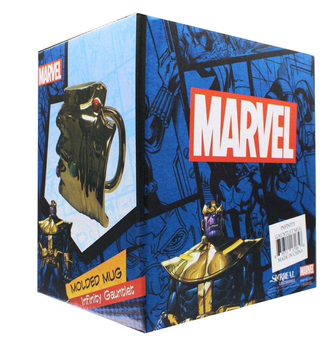 Marvel Avengers Thanos Infinity Gauntlet Ceramic Coffee Mug - 20oz Superhero Gift for Marvel Fans | Perfect for Coffee, Tea & Collectible Display