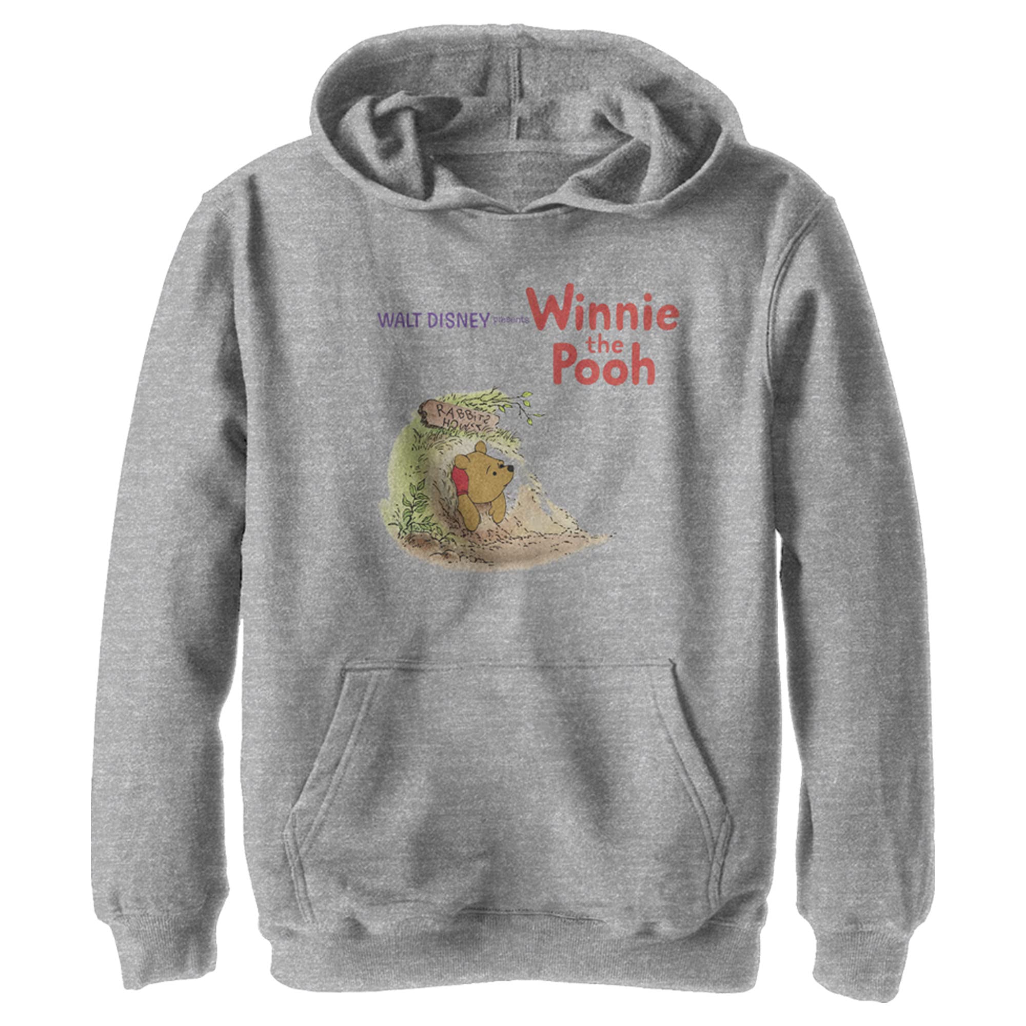 Disney Boys' Winnie The Pooh Vintage Hoodie - Soft Cotton Pullover Sweatshirt for Kids | Cute Cartoon Character Design | Perfect for School, Playdates & Family Outings