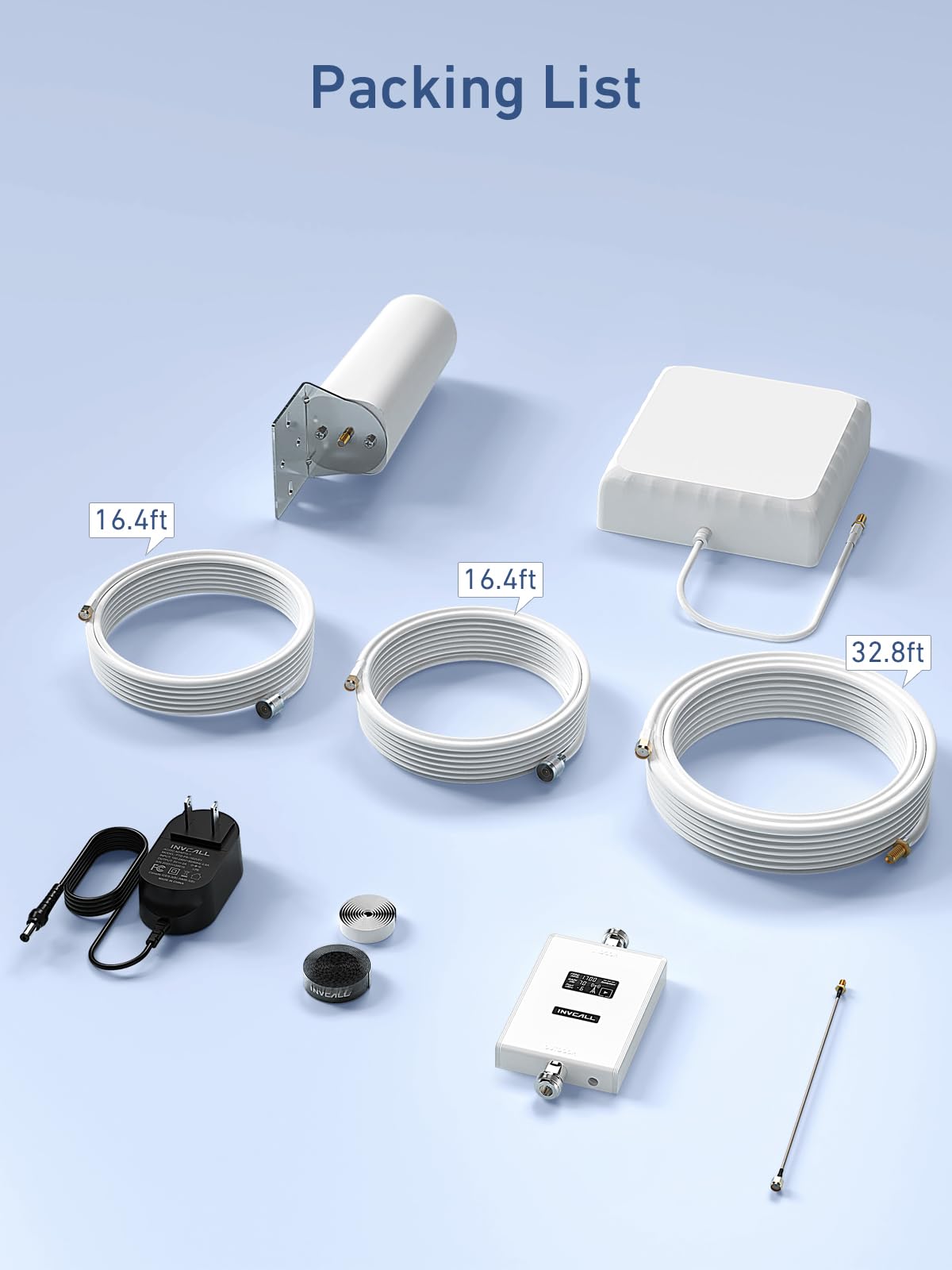 Premium 4G LTE & 3G Cell Phone Signal Booster for Home & Office - 70dB Dual Band Cellular Repeater (Band 2/4/25) | Covers 4,500 sq ft | FCC Approved for Verizon, AT&T & Sprint Networks | Perfect for Remote Work, Basements & Rural Areas