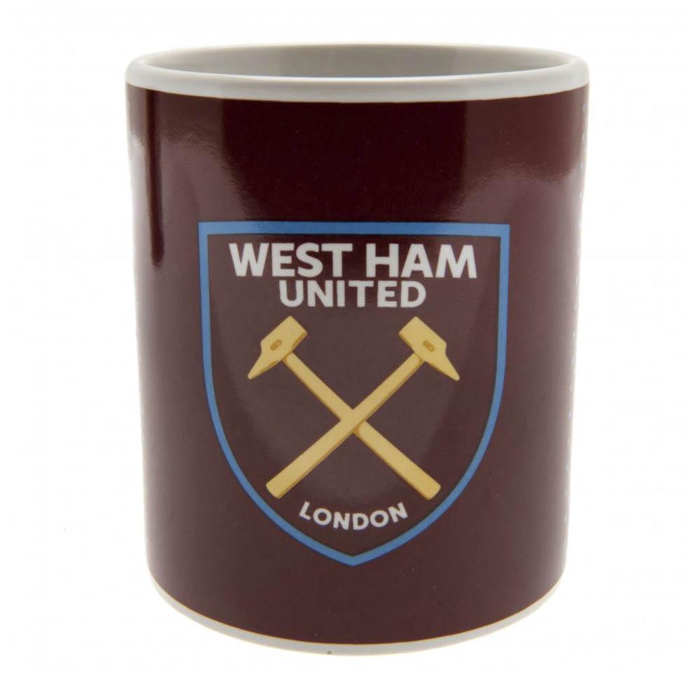 Official West Ham United FC Coffee Mug - Insulated Travel Cup for Hot & Cold Drinks - Perfect for Home, Office & Gameday Support