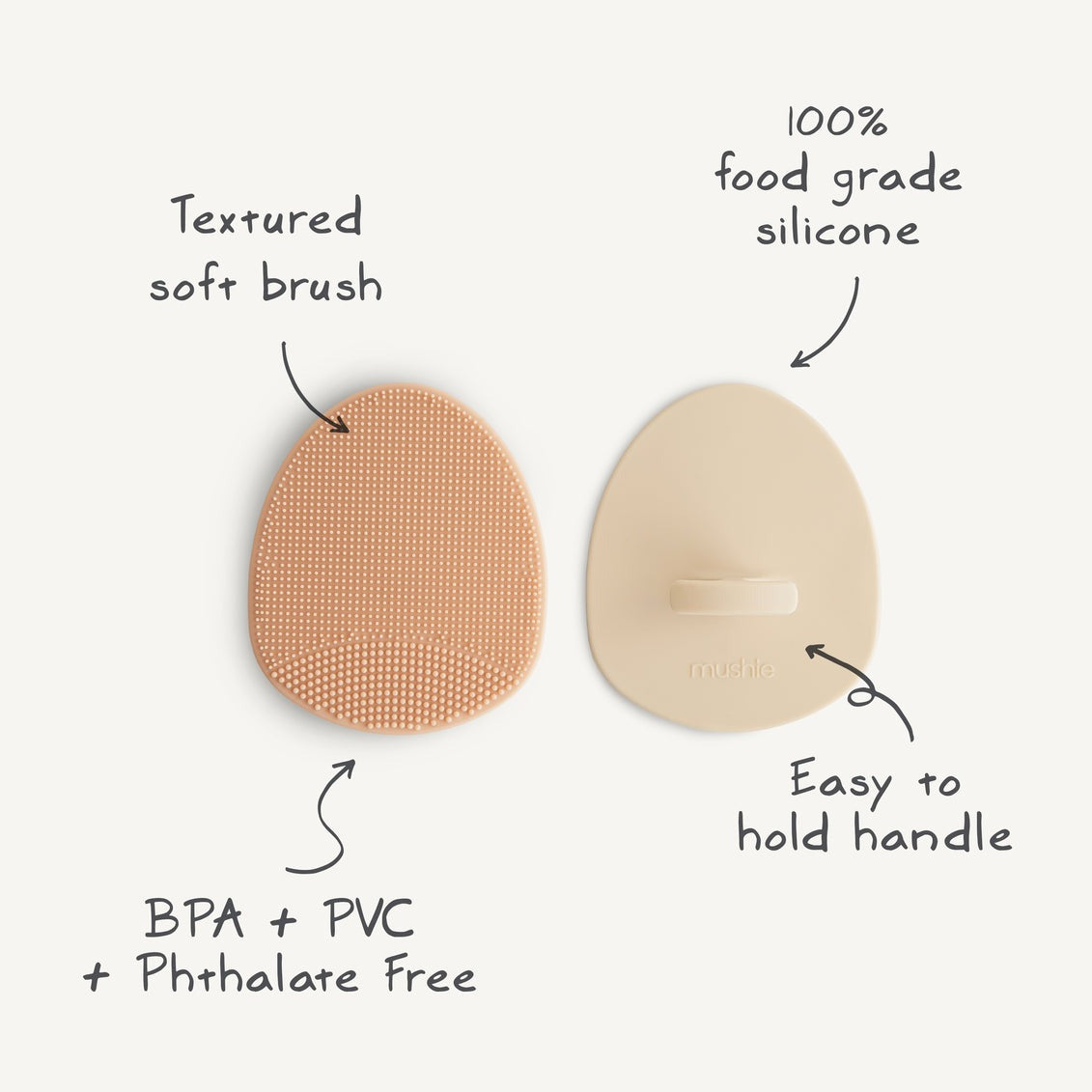 Baby Cradle Cap Brush 2 Pack - Soft Bristle Scalp Massager for Newborns & Infants - Gentle Hair Brush for Cradle Cap Treatment & Scalp Care - Perfect for Bath Time & Daily Baby Grooming