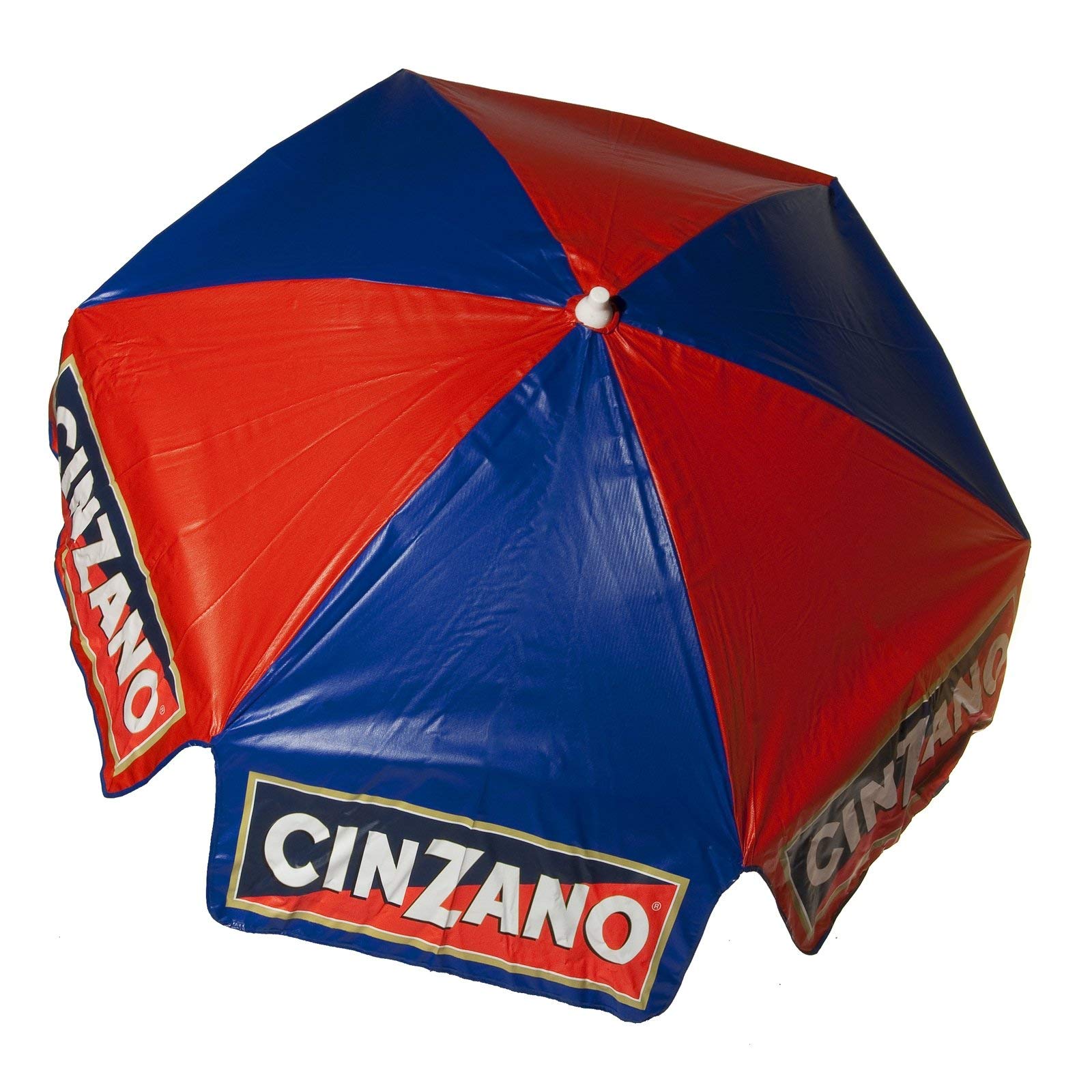 Heininger 6FT Push Tilt Patio Umbrella with Cinzano Vinyl Cover - 2 Pack Outdoor Market Umbrellas for Poolside, Beach, Backyard, and Restaurant Use