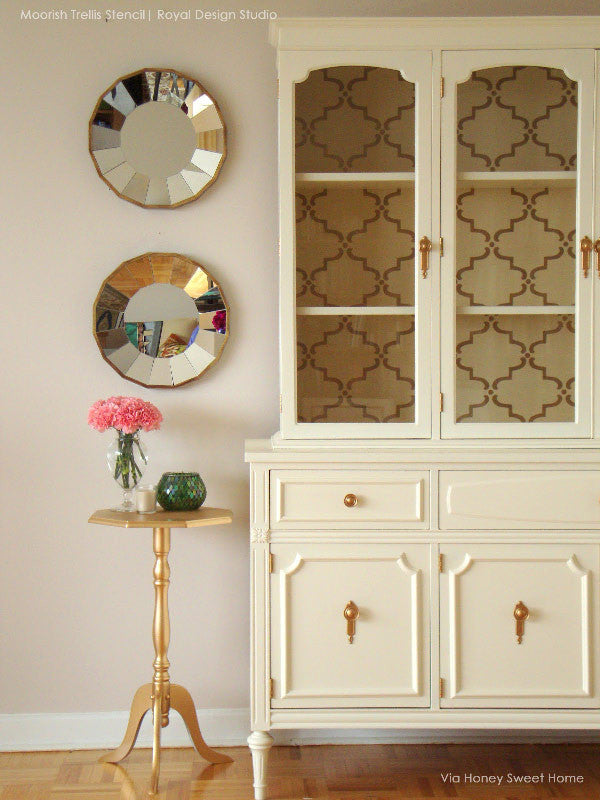 Moorish Trellis Wall Stencil - Reusable DIY Painting Template for Home Decor, Geometric Wall Art, Furniture Makeover - Perfect for Bedroom, Living Room, Nursery & Accent Walls