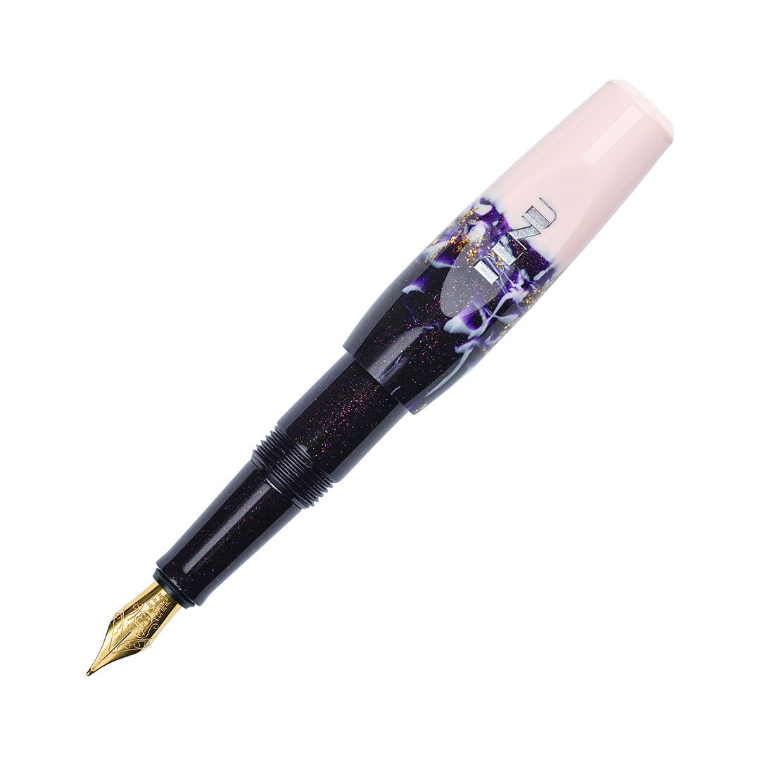 Benu Pixie Pocket Fountain Pen - Elegant Plum Cream Color, Compact & Portable for Everyday Writing, Journaling, and Note-Taking