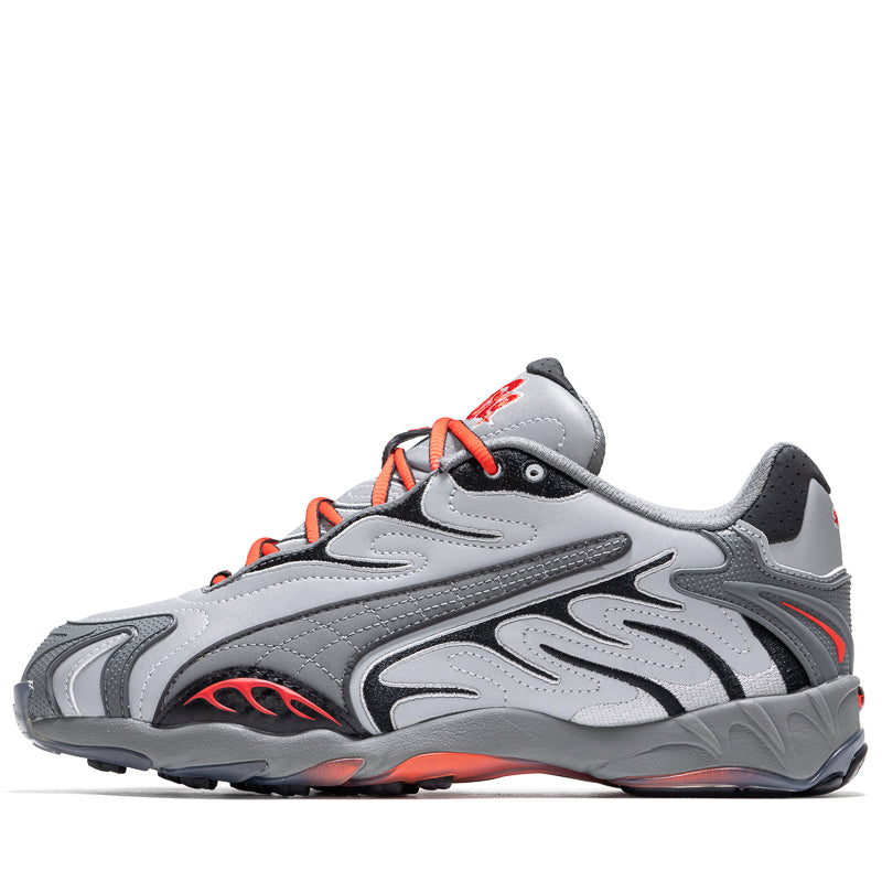 A$AP Rocky x Puma Inhale Reflective Sneakers - Team Silver/Flat Medium Gray - Stylish Running & Streetwear Shoes for Men