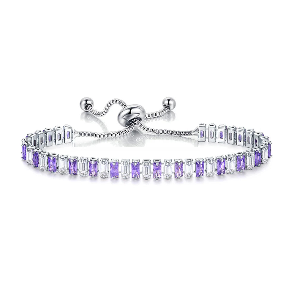 Premium Crystal Tennis Bracelet - Elegant & Sparkling Jewelry for Women | Perfect for Weddings, Parties & Special Occasions