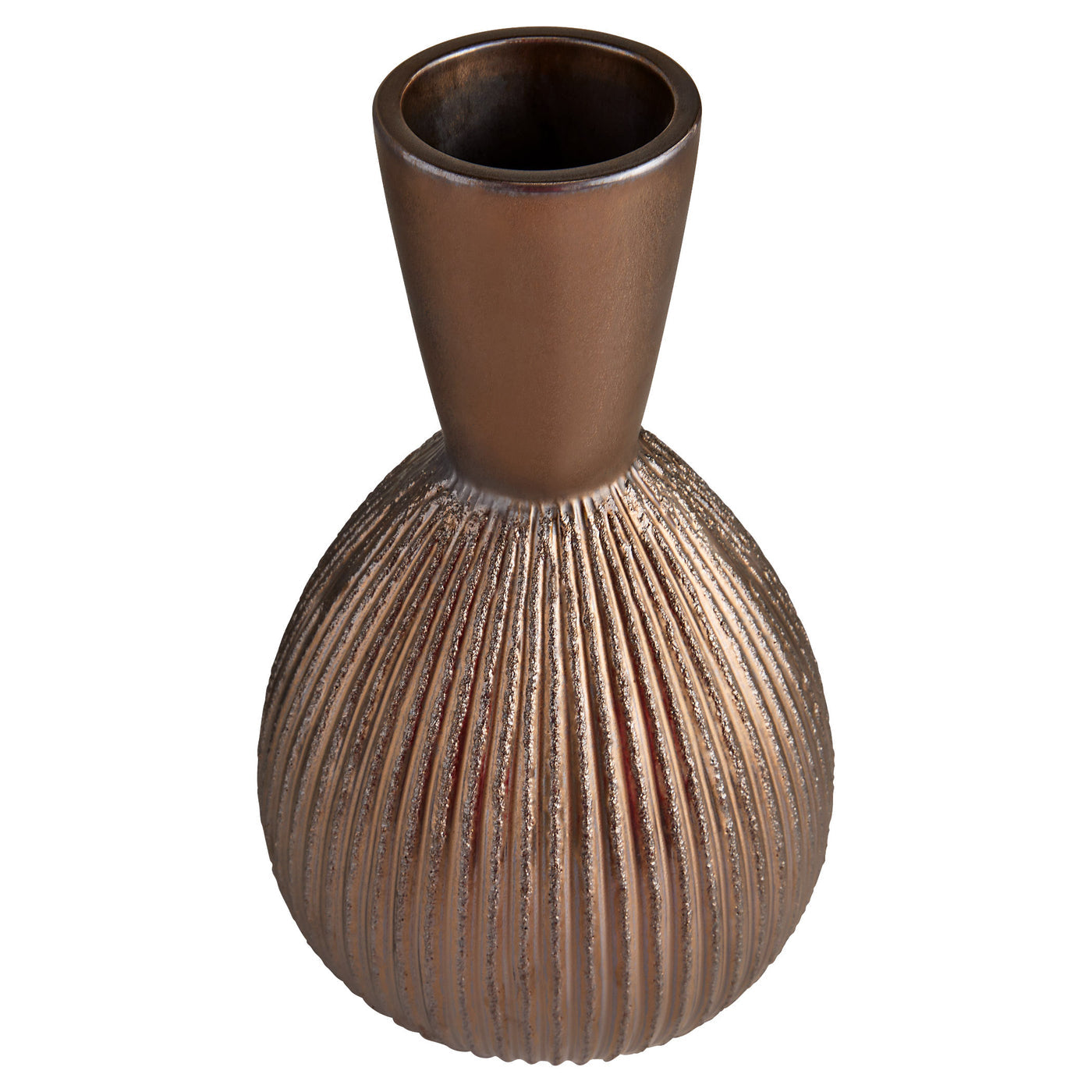 Cyan Design Starship 12178 Large Metallic Bronze Vase - Perfect for Modern Home Decor, Wedding Centerpieces & Luxury Office Accents