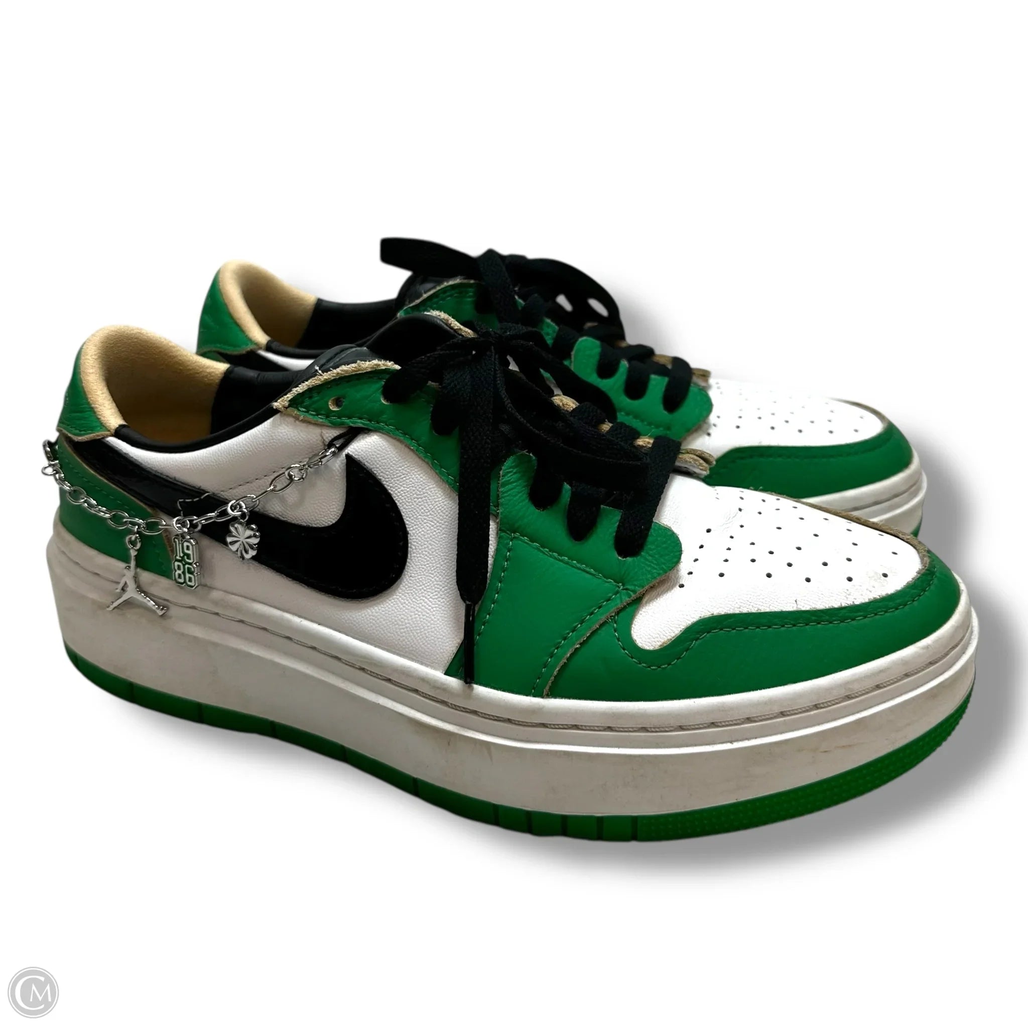 Nike Air Jordan 1 Retro High OG Green Sneakers - Men's Size 9.5 - Basketball Shoes for Court & Street Style