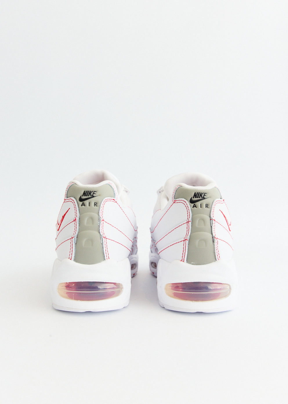 Nike Air Max 95 OG 'White University Red' Men's Running Shoes - Retro Athletic Sneakers for Jogging, Gym Workouts & Streetwear Fashion