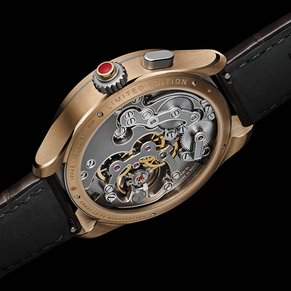 Leica ZM 1 Gold Limited Edition Watch - Luxury Swiss Automatic Movement for Men - Perfect for Business Meetings & Formal Events