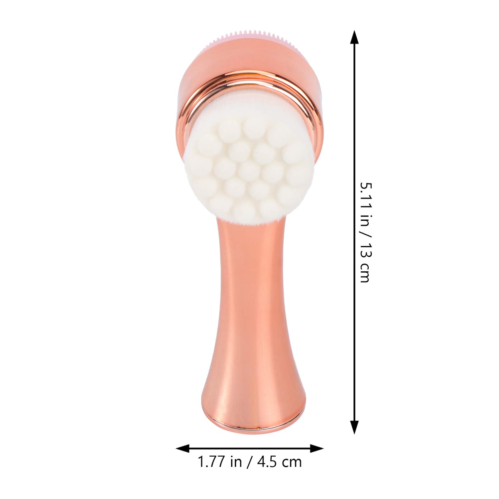 Minkissy Blackhead Remover & Facial Cleansing Brush - Deep Pore Cleanser, Skin Scrubber & Massager with Soft Bristles for Acne Prone Skin | Perfect for Daily Skincare Routine & Spa Treatments