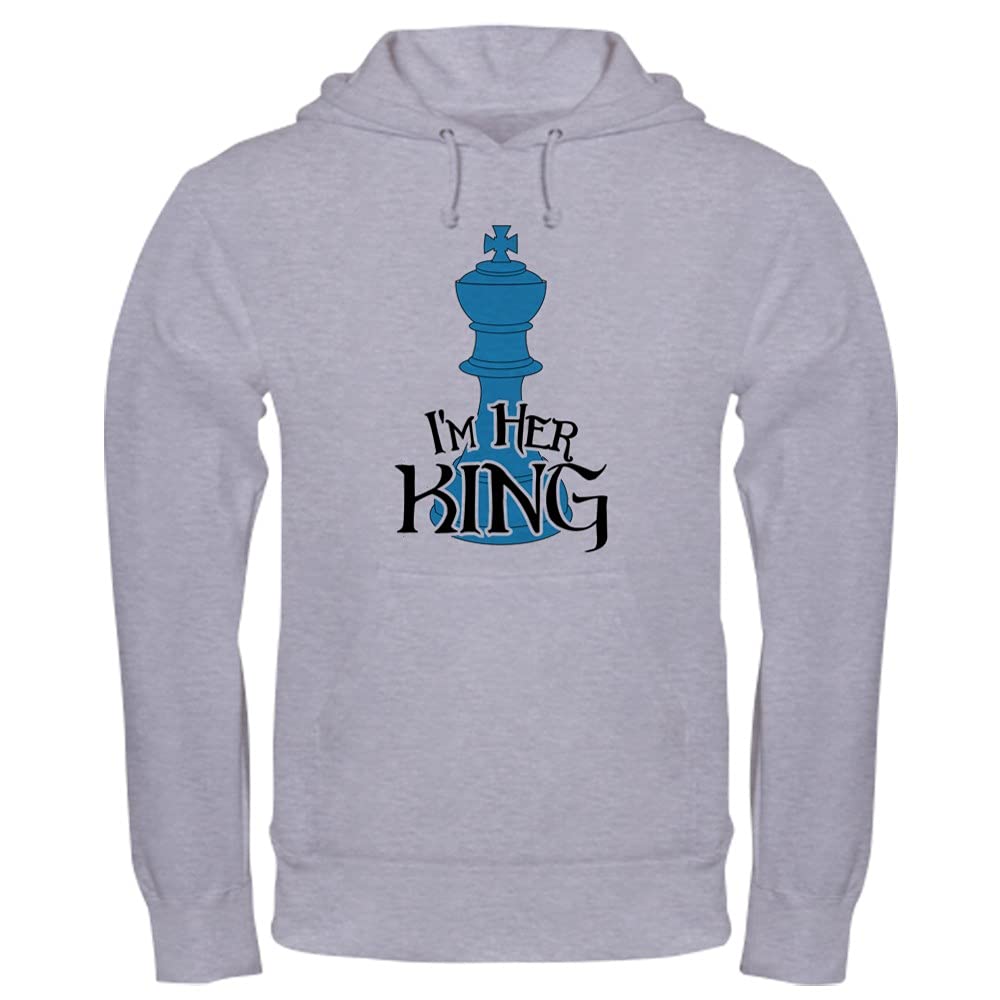 CafePress I'm Her King Hooded Sweatshirt - Soft & Comfortable Pullover Hoodie for Men - Perfect for Couples, Date Nights & Romantic Gifts