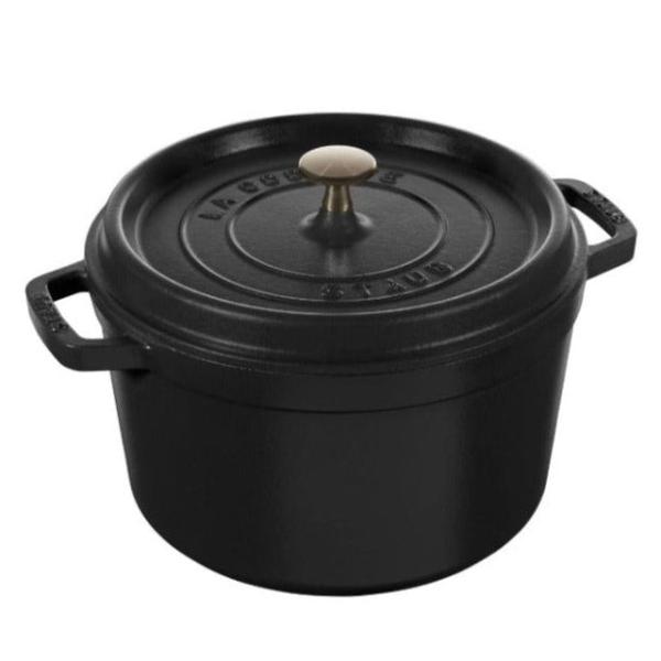 Staub 5 Quart Tall Cocotte Dutch Oven - Enameled Cast Iron Pot for Braising, Stewing & Baking - Perfect for Soups, Casseroles & Bread Making