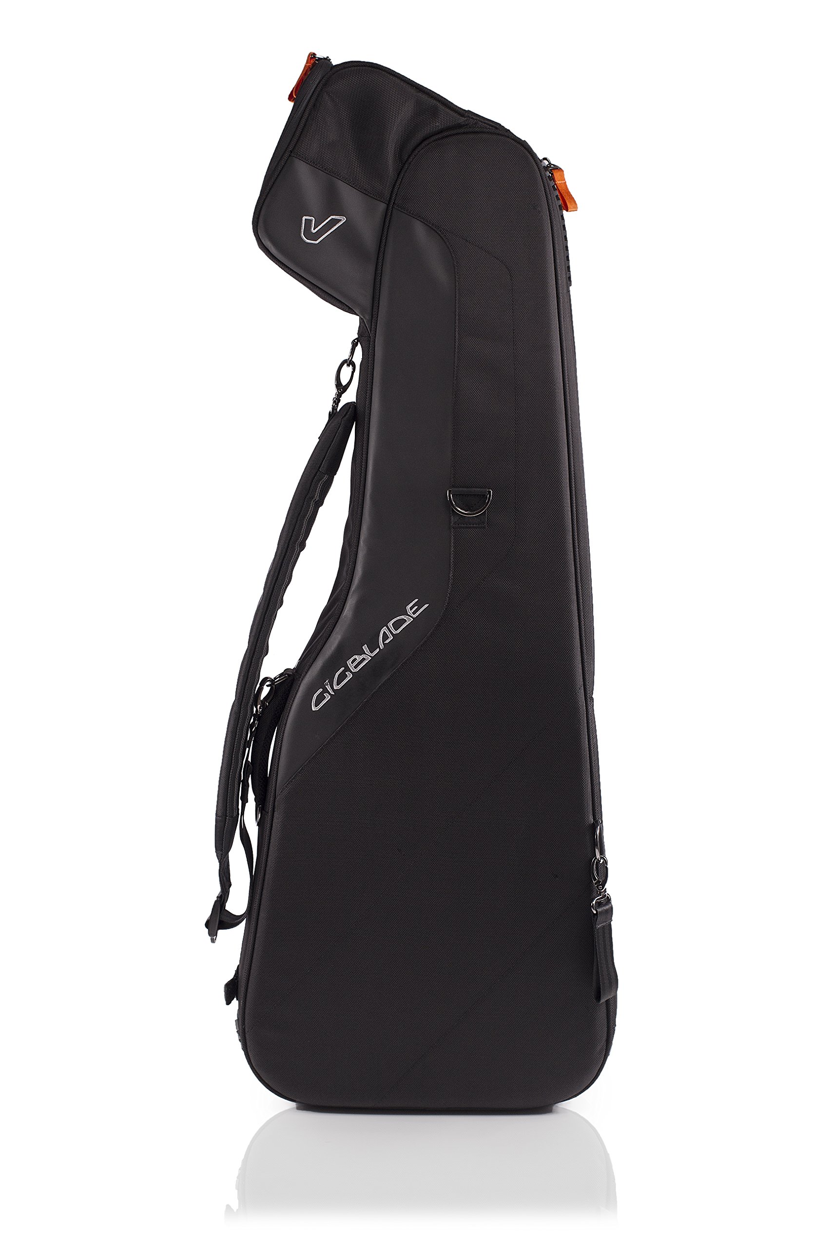 Gruv Gear GigBlade 2 Electric Guitar Stand - Portable & Foldable Black (GIGBLADE2-EG-BLK) | Perfect for Gigging Musicians & Home Practice