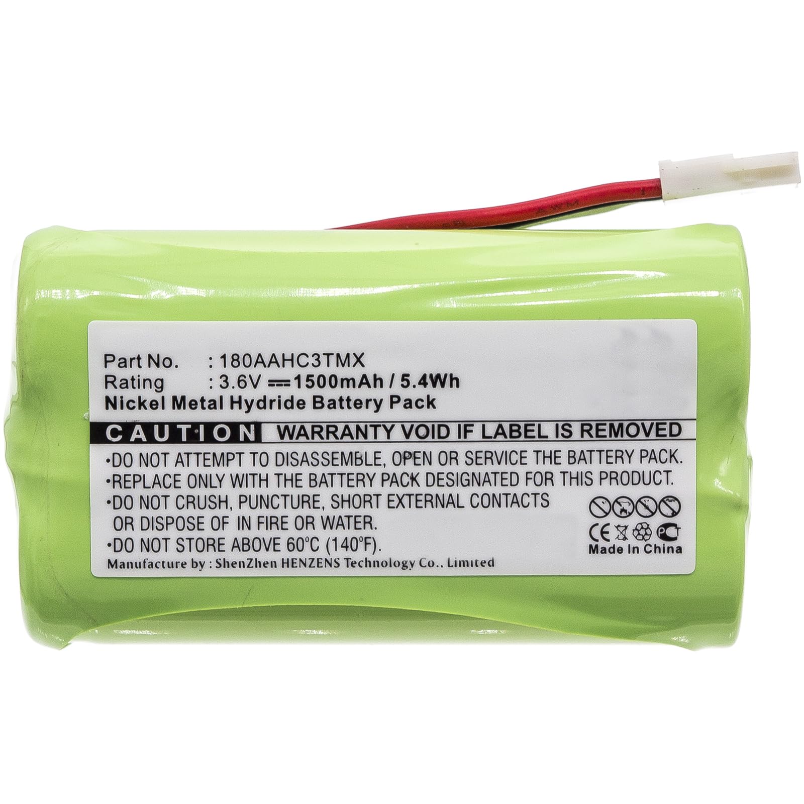 Synergy Digital Replacement Battery for Logitech S315i Speaker - 3.6V 1500mAh Ni-MH High Capacity Battery Compatible with Logitech 180AAHC3TMX - Perfect for Home Audio, Gaming & Office Speaker Systems