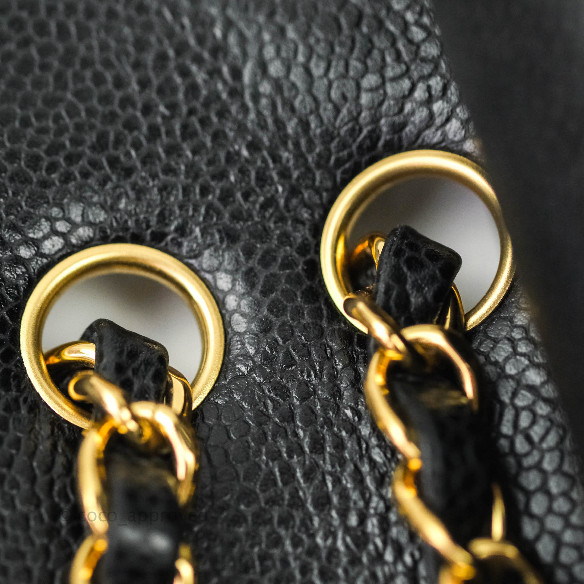 Chanel Classic Medium Double Flap Bag Black Caviar Leather with Gold Hardware - Luxury Shoulder Bag for Women, Perfect for Work, Parties & Special Occasions