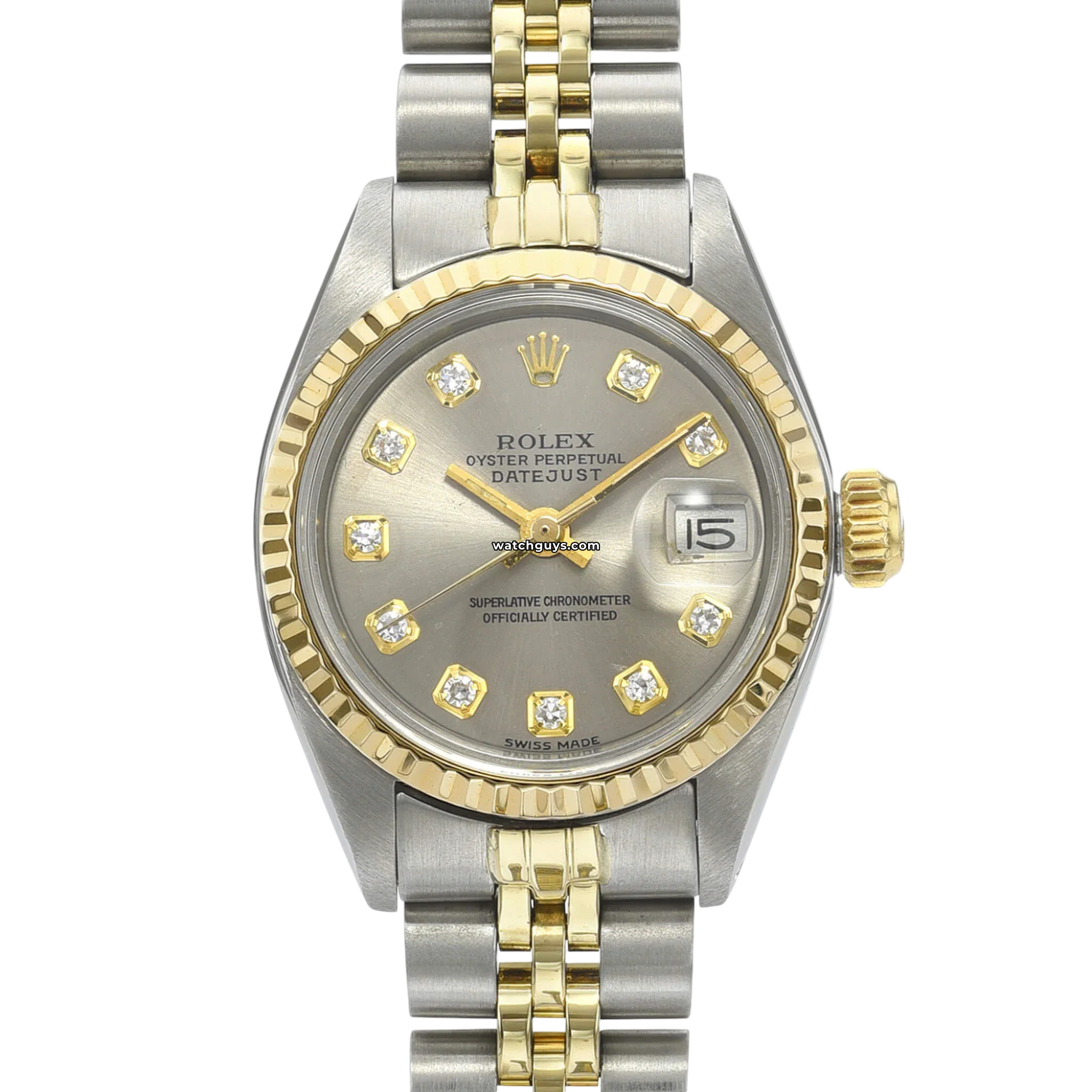 Authentic Rolex Datejust 6917 Silver Diamond Watch - Luxury Swiss Timepiece for Men & Women - Perfect for Formal Events, Business Meetings & Special Occasions